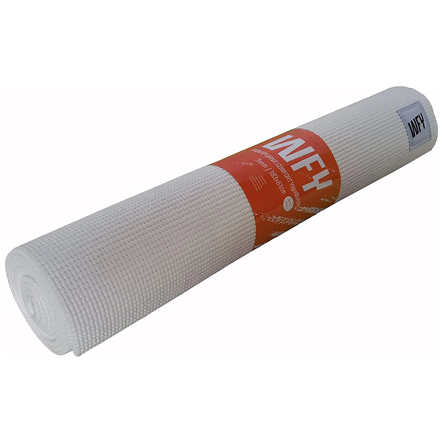 Fitnessmatte Yogamatte "Annapurna Comfort" - 183 x 61 - Pilates Workout Matte - Weiß - Image 8