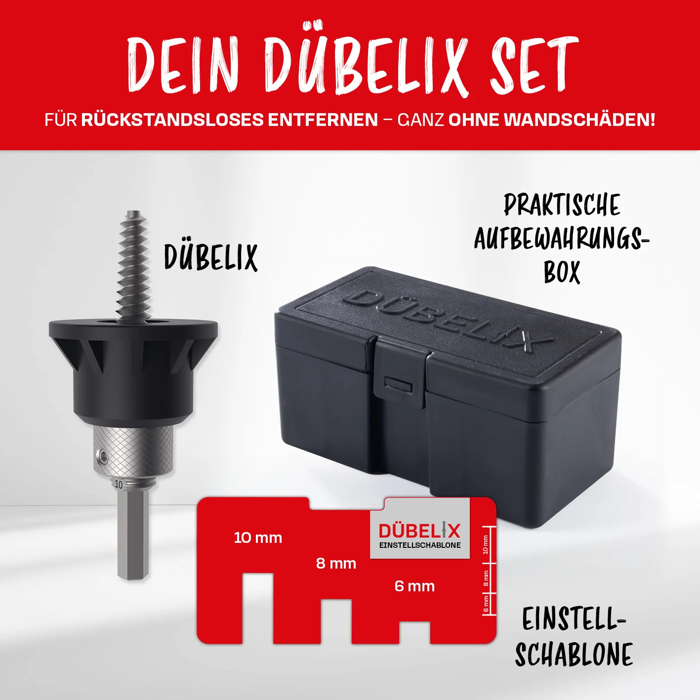 Dübelentferner inkl. Einstellschablone - Image 5