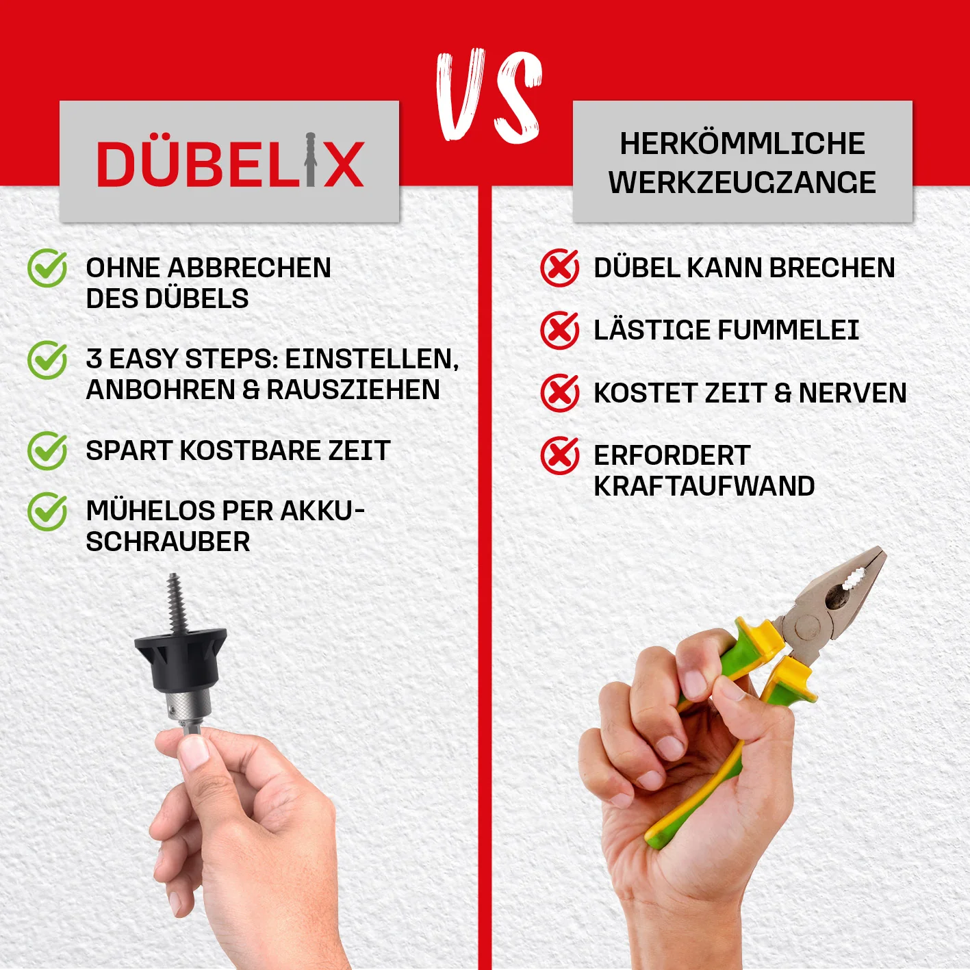 Dübelentferner inkl. Einstellschablone - Image 6