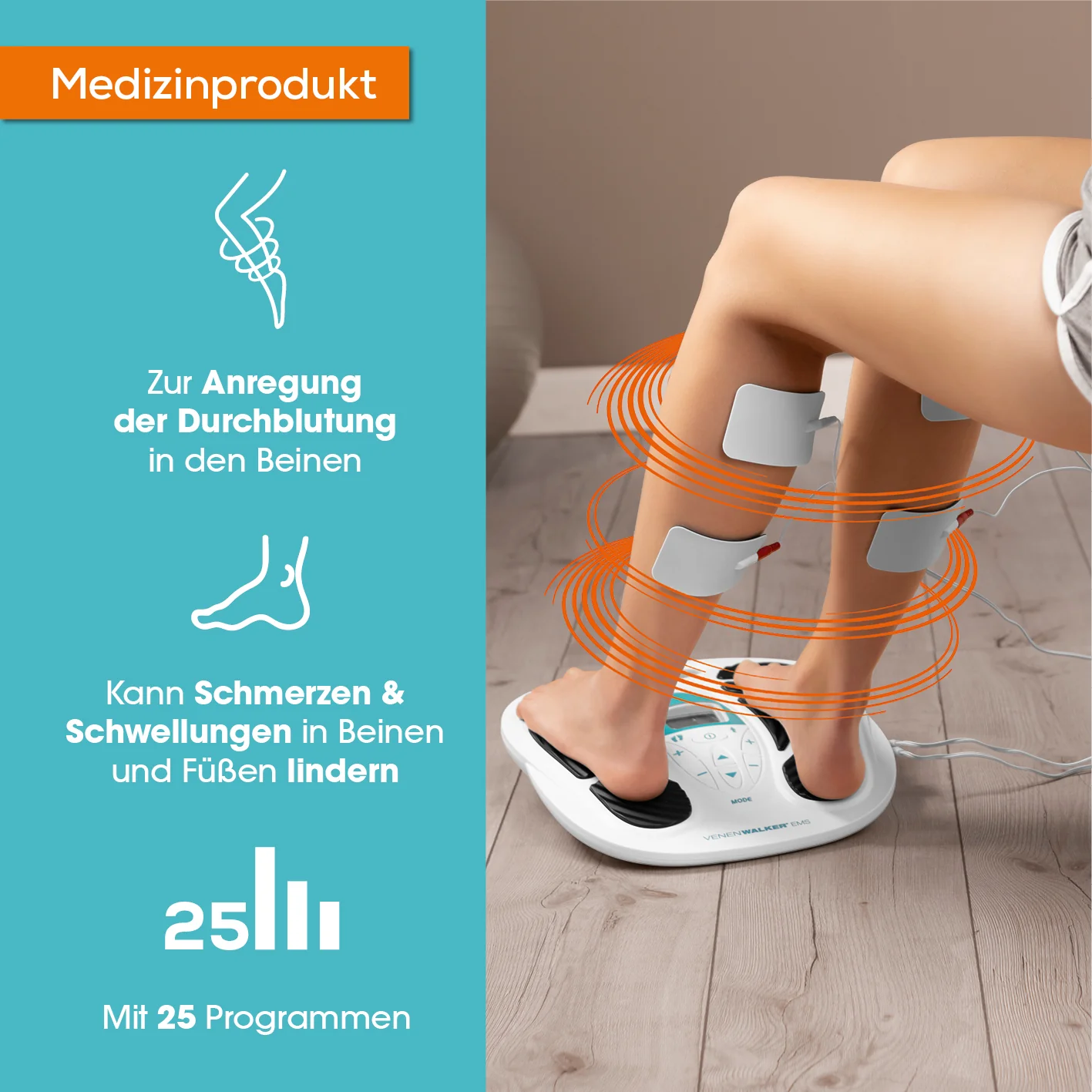 Durchblutungs-Stimulator VenenWalker - 25 Programme - Image 2