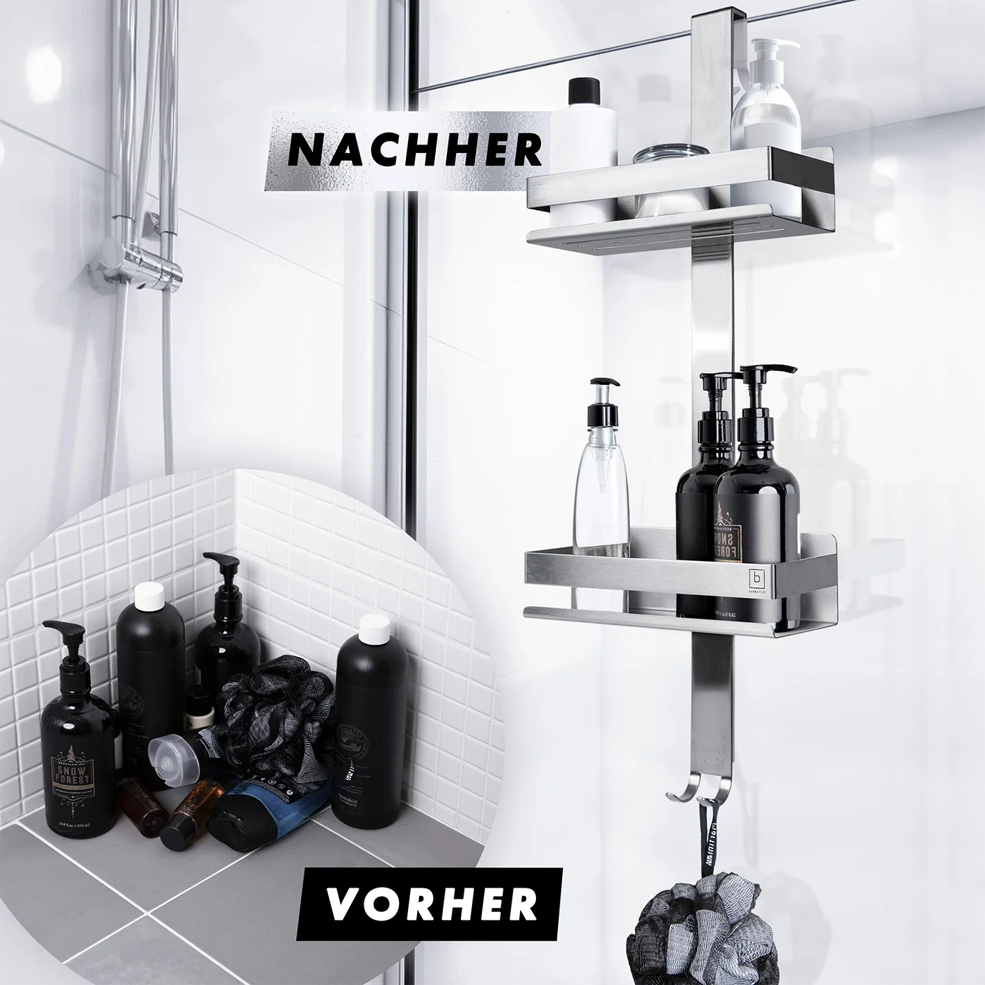 Dusch-Organizer - Edelstahl - Image 5