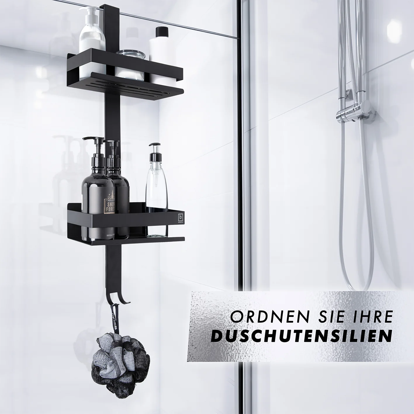 Dusch-Organizer - Schwarz - Image 8