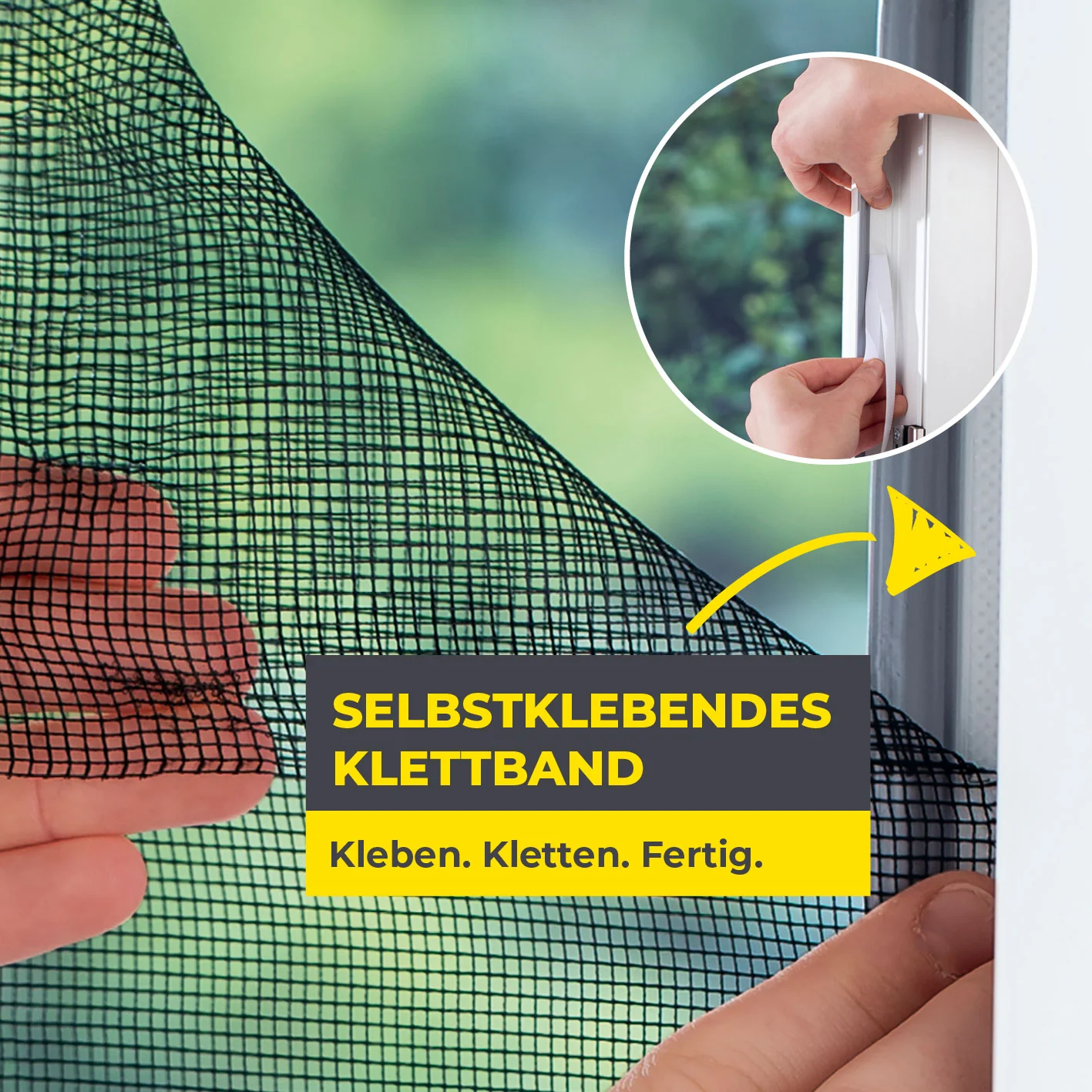 Insektenschutzgitter mit Klettbefestigung - Image 2