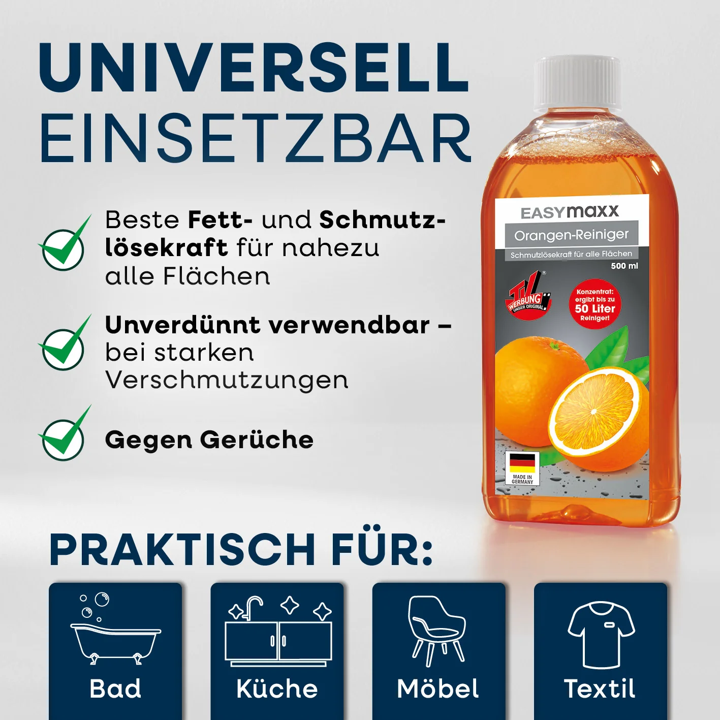 Orangenreiniger - 2 x 500 ml Konzentrat inkl. Sprühflasche - Image 2
