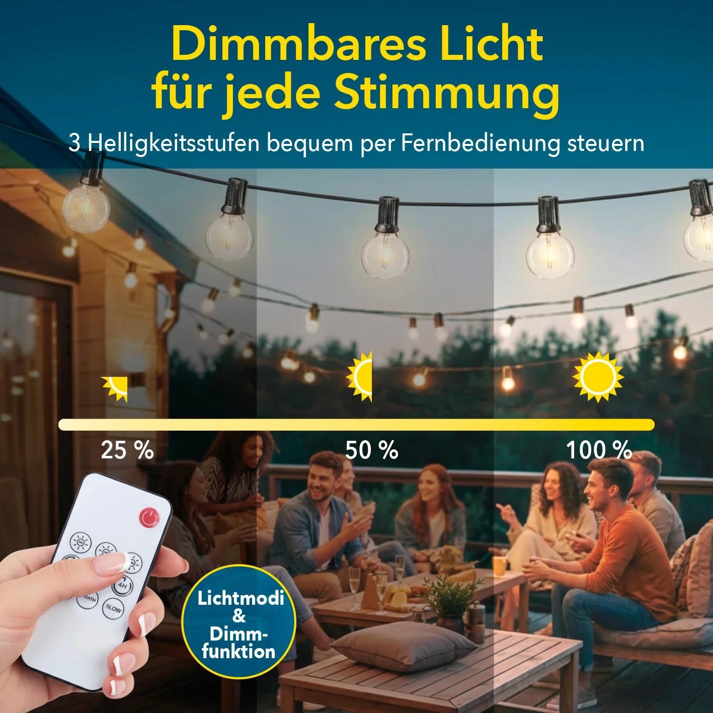 Outdoor-LED-Lichterkette - 15 m - Image 4