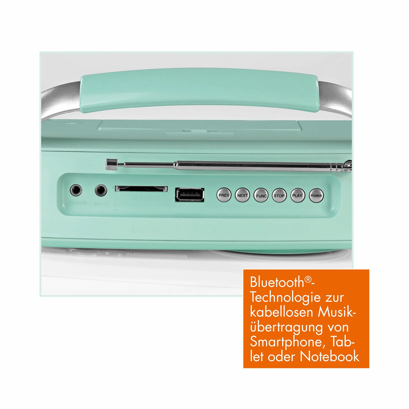 Retro-Radio - mint - Image 7