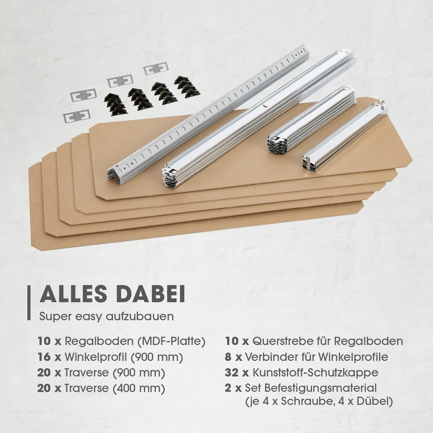 Schwerlastregal & Werkbank 2er-Set -  180 x 90 x 40 cm - 1750 kg Traglast, 175 kg pro Ebene - Image 5
