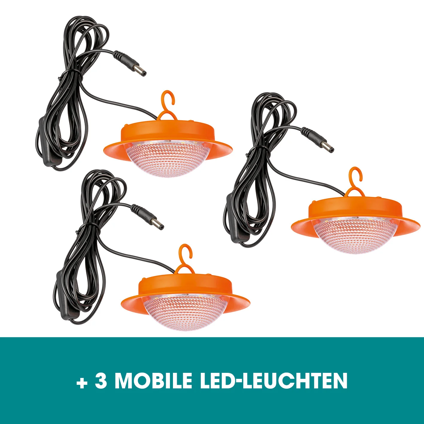 Solar-Generator Kit 4500mAh - schwarz/orange - Image 7