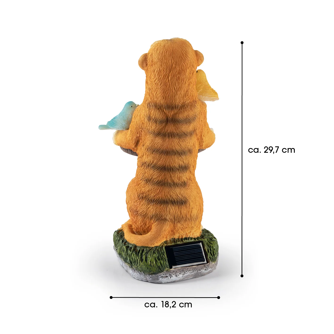 Solarleuchte Erdmännchen als Vogeltränke - Image 8