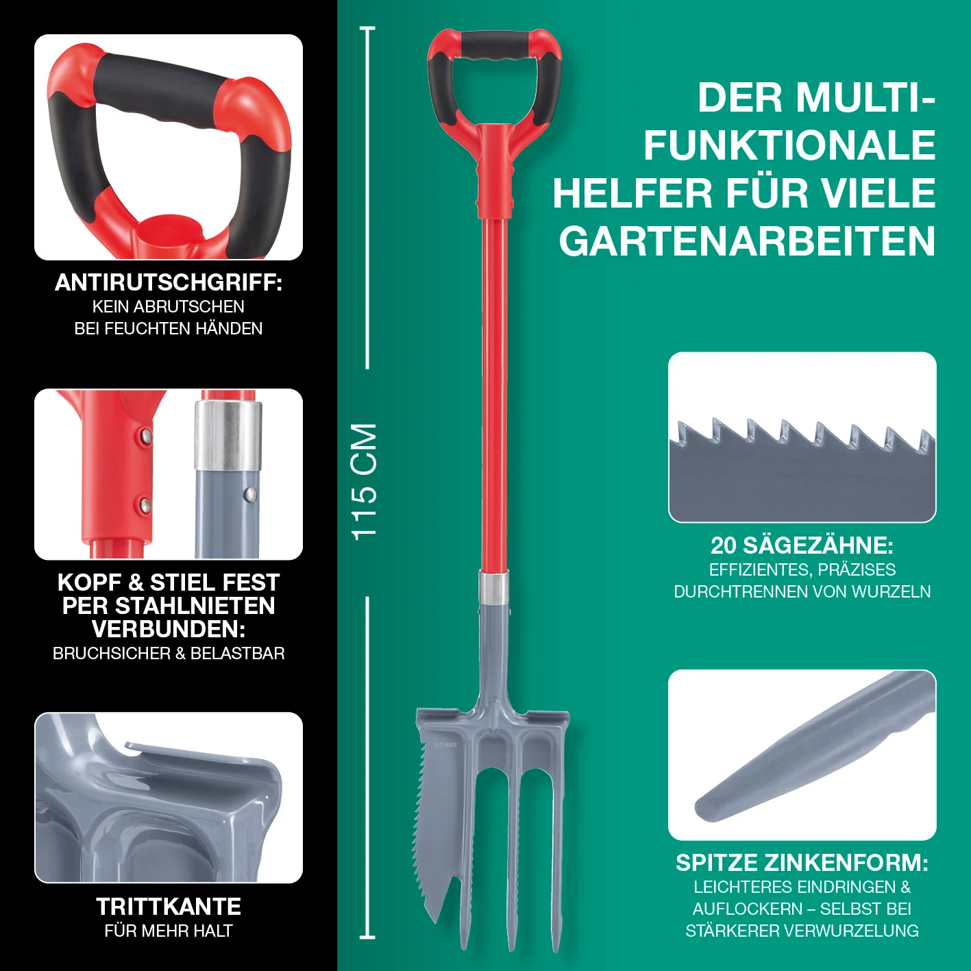 Spatengabel mit Wurzelsäge - Image 9