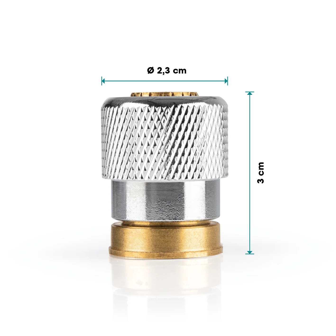 Strahlregler für Wasserarmaturen 3,5cm - Edelstahl - Image 7