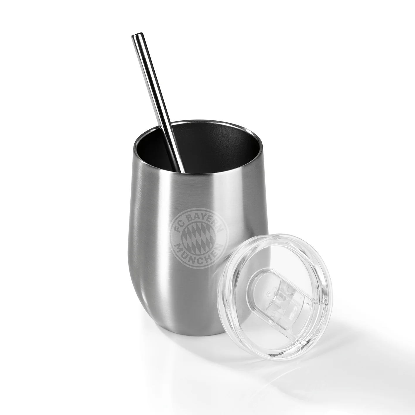 Edelstahl-Getränkebecher inkl. Trinkhalm - 350 ml - 4er-Set - Image 7