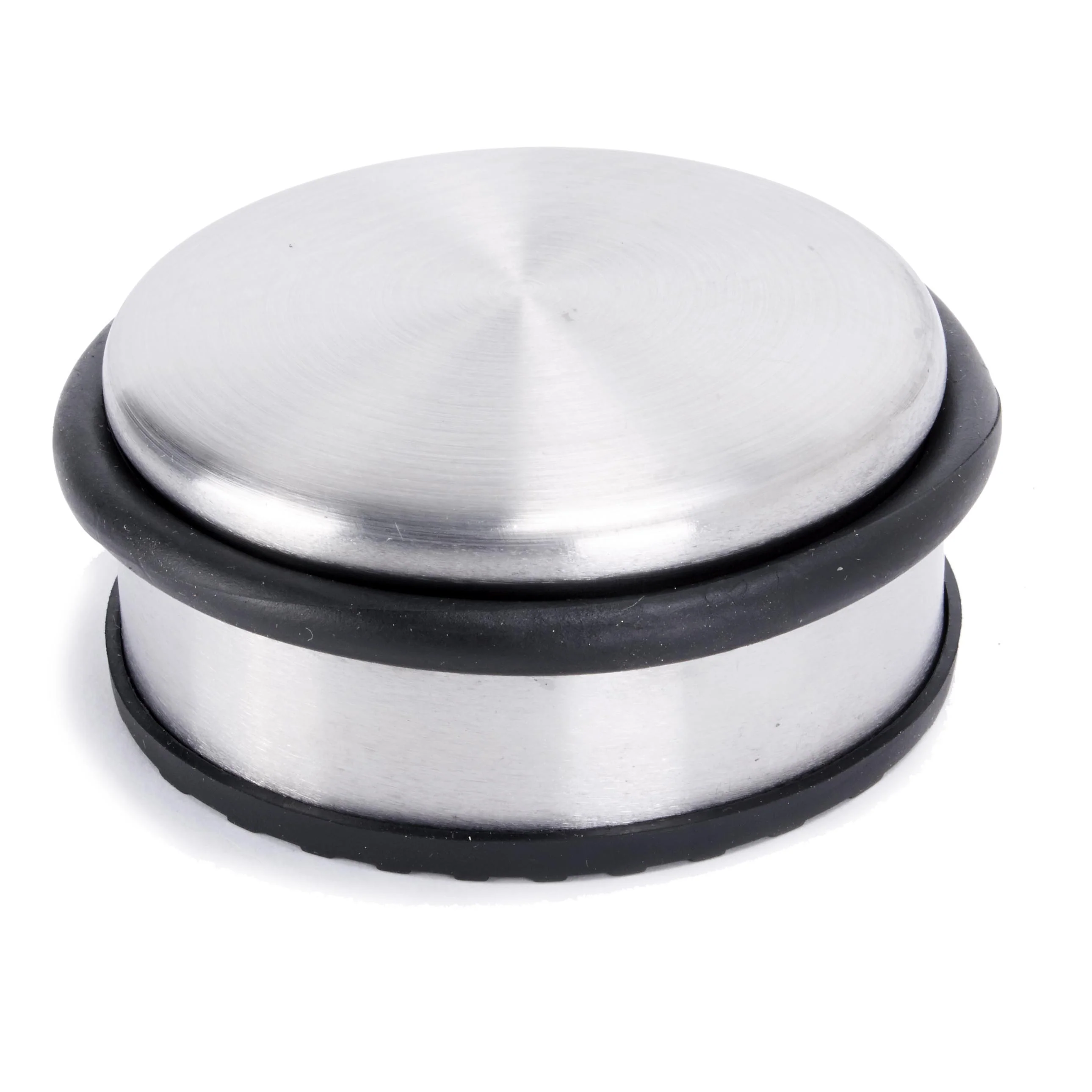 Edelstahl Türstopper Chrom-Design flach - 8 Stück - Image 2