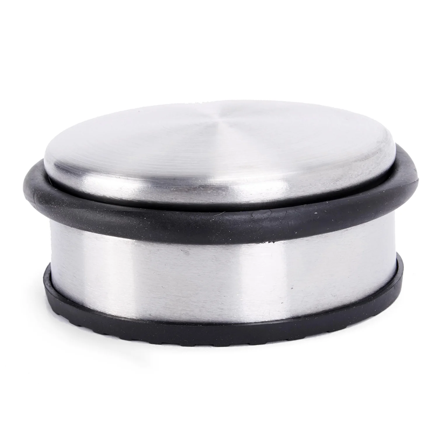 Edelstahl Türstopper Chrom-Design flach - 8 Stück - Image 3
