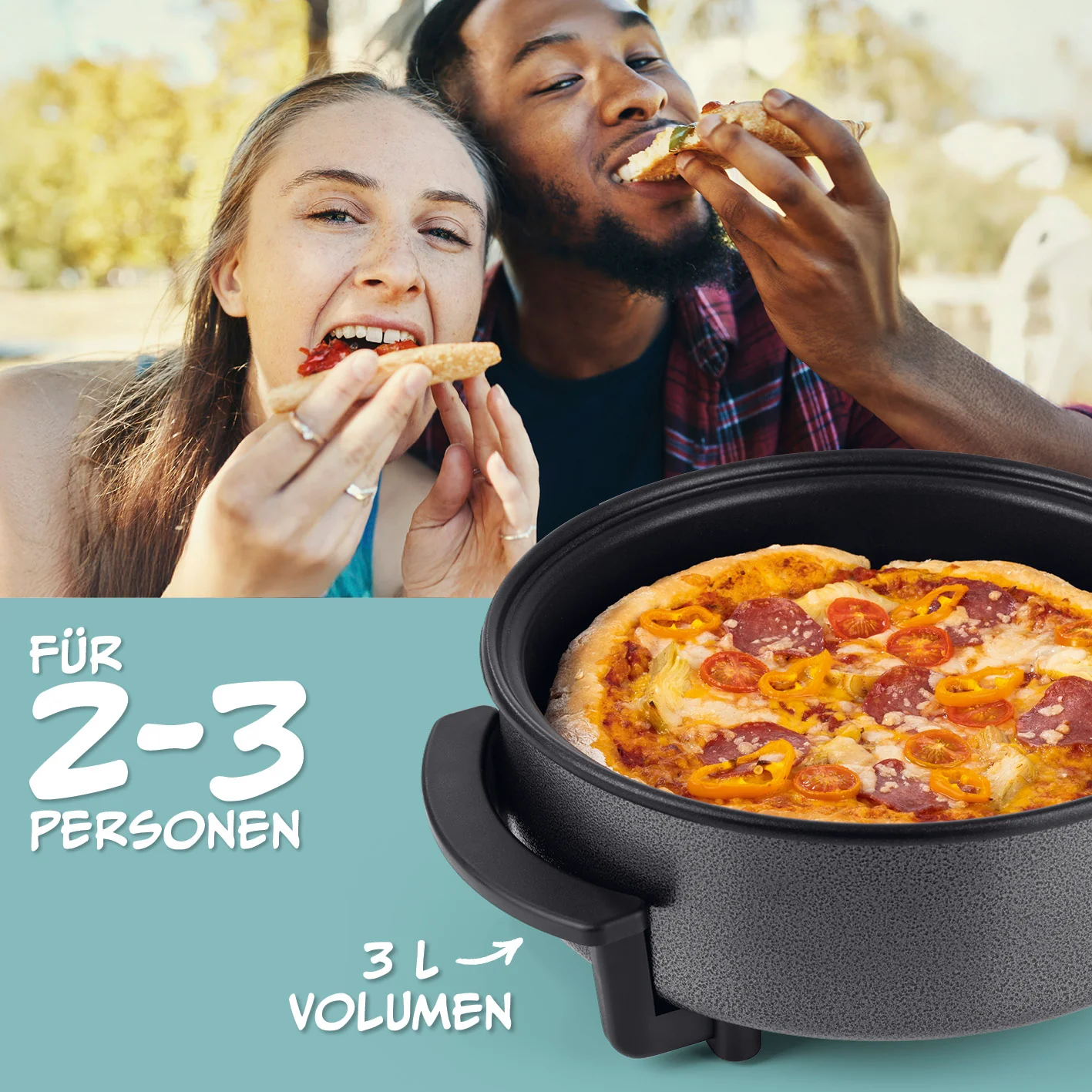 Elektrische Partypfanne - Ø 30 cm - Image 5