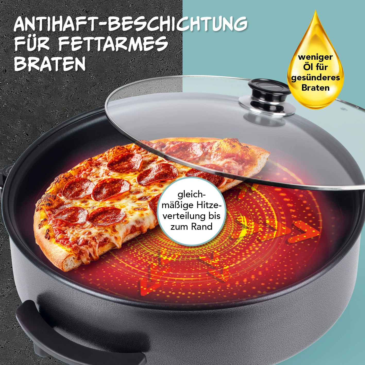 Elektrische Partypfanne - Ø 42 cm - Image 4
