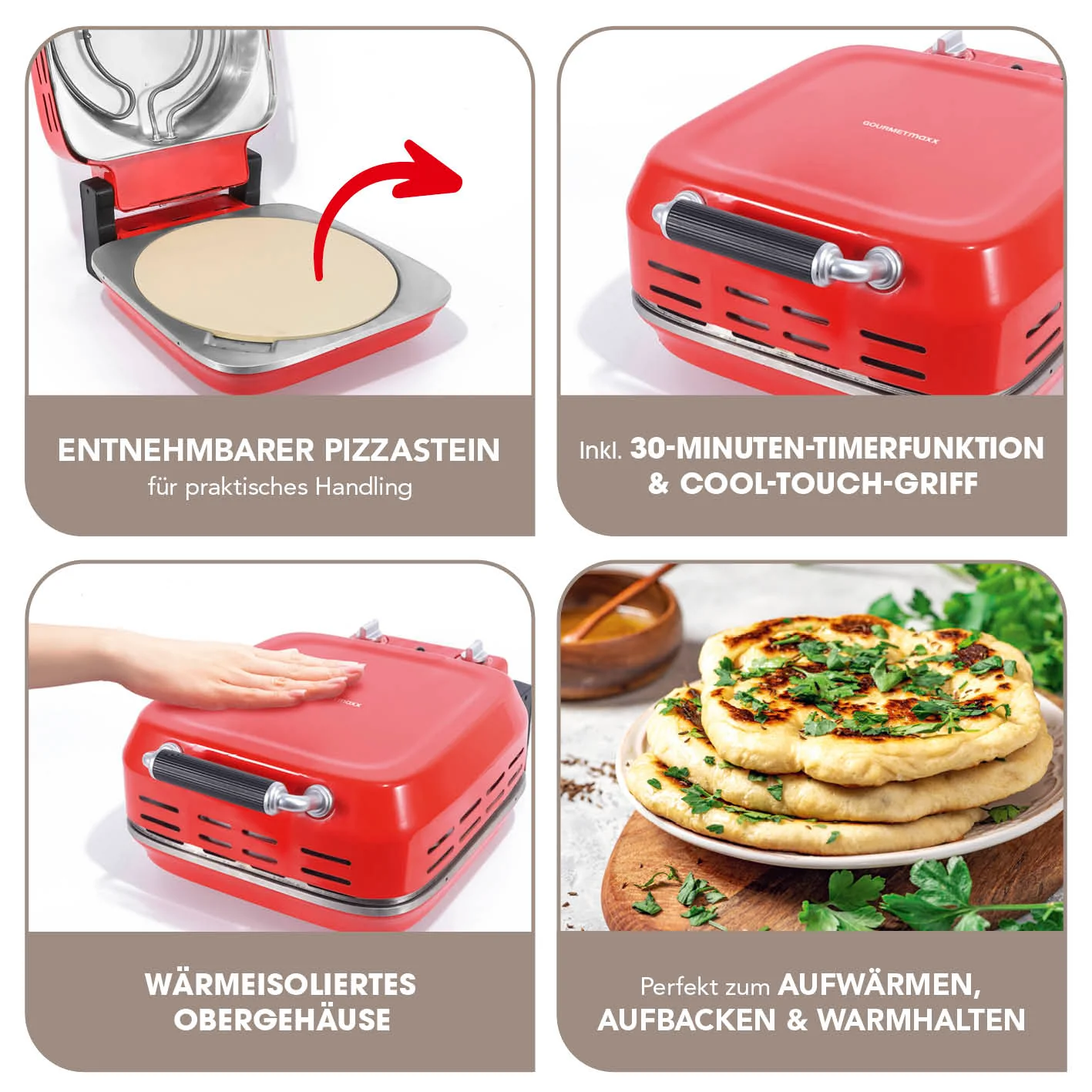 Elektro-Pizzaofen inkl. Pizzastein - Image 3