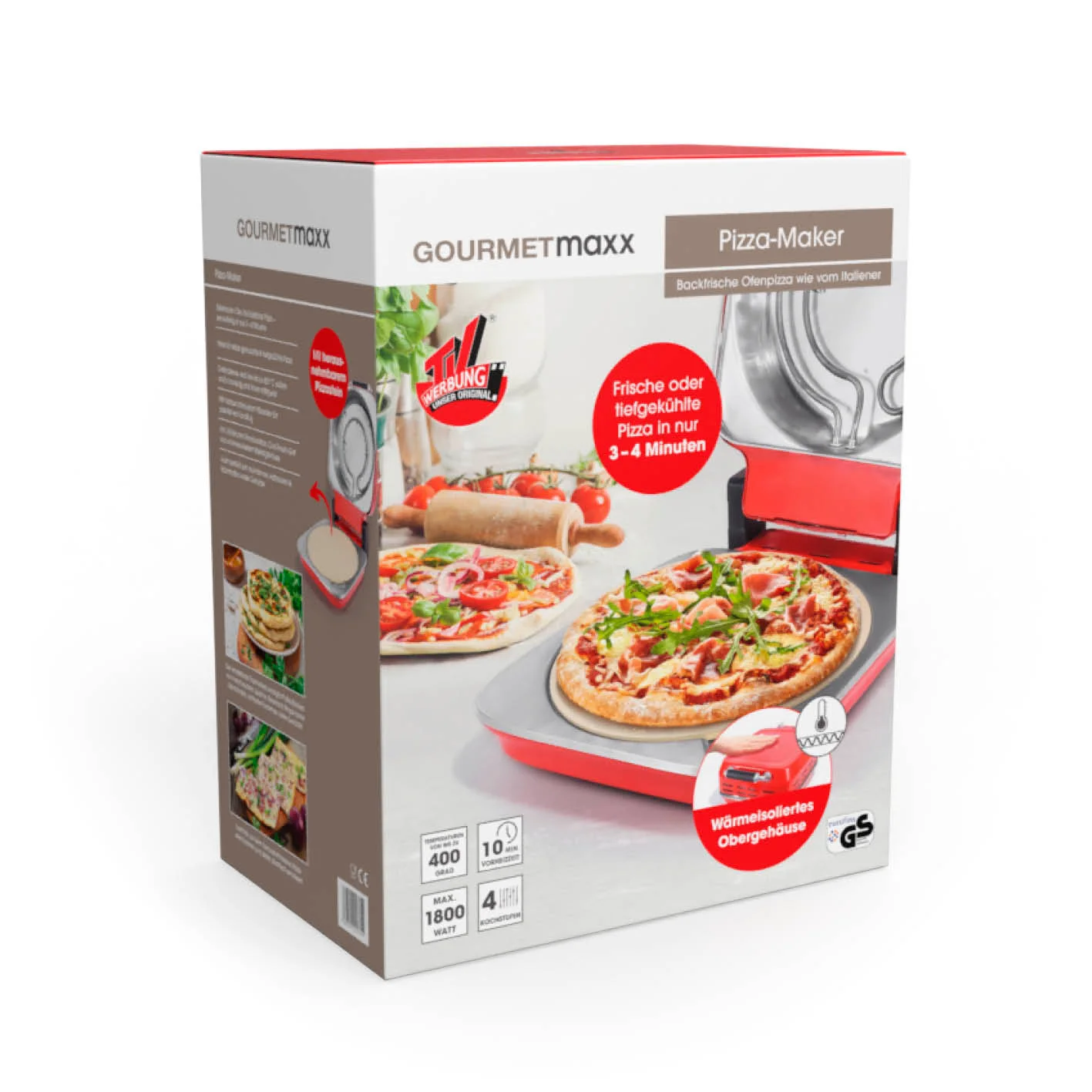 Elektro-Pizzaofen inkl. Pizzastein - Image 8