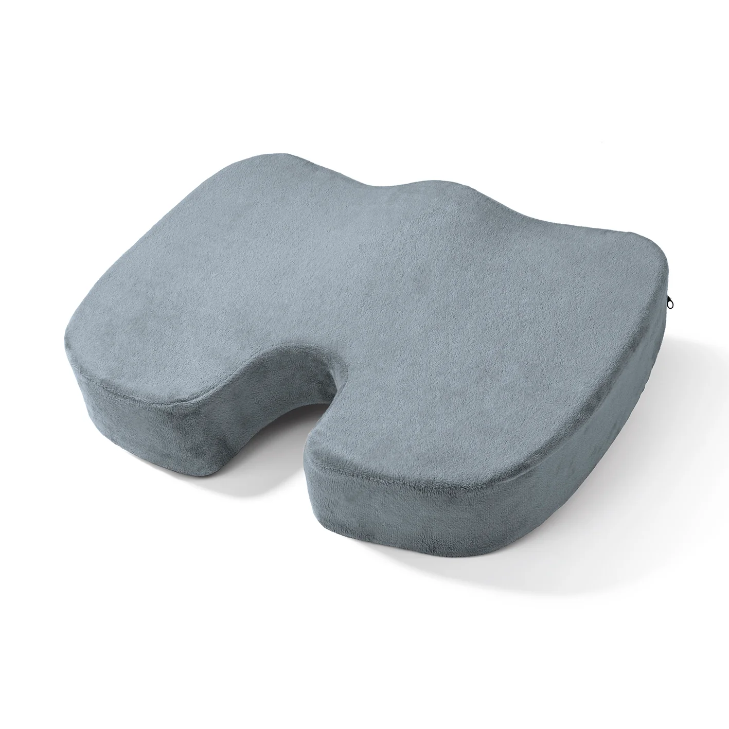Ergonomisches Gel-Sitzkissen inkl. Fleecebezug - grau