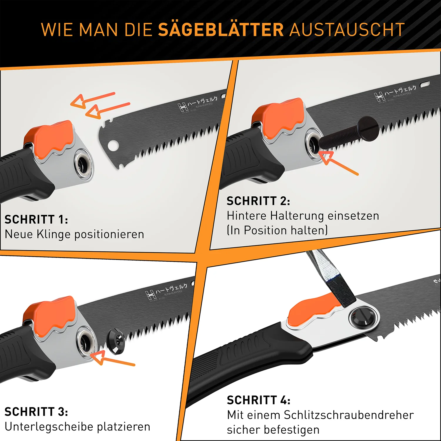 Ersatzsägeblatt für Japansäge ALPHA - 210 mm - Image 5