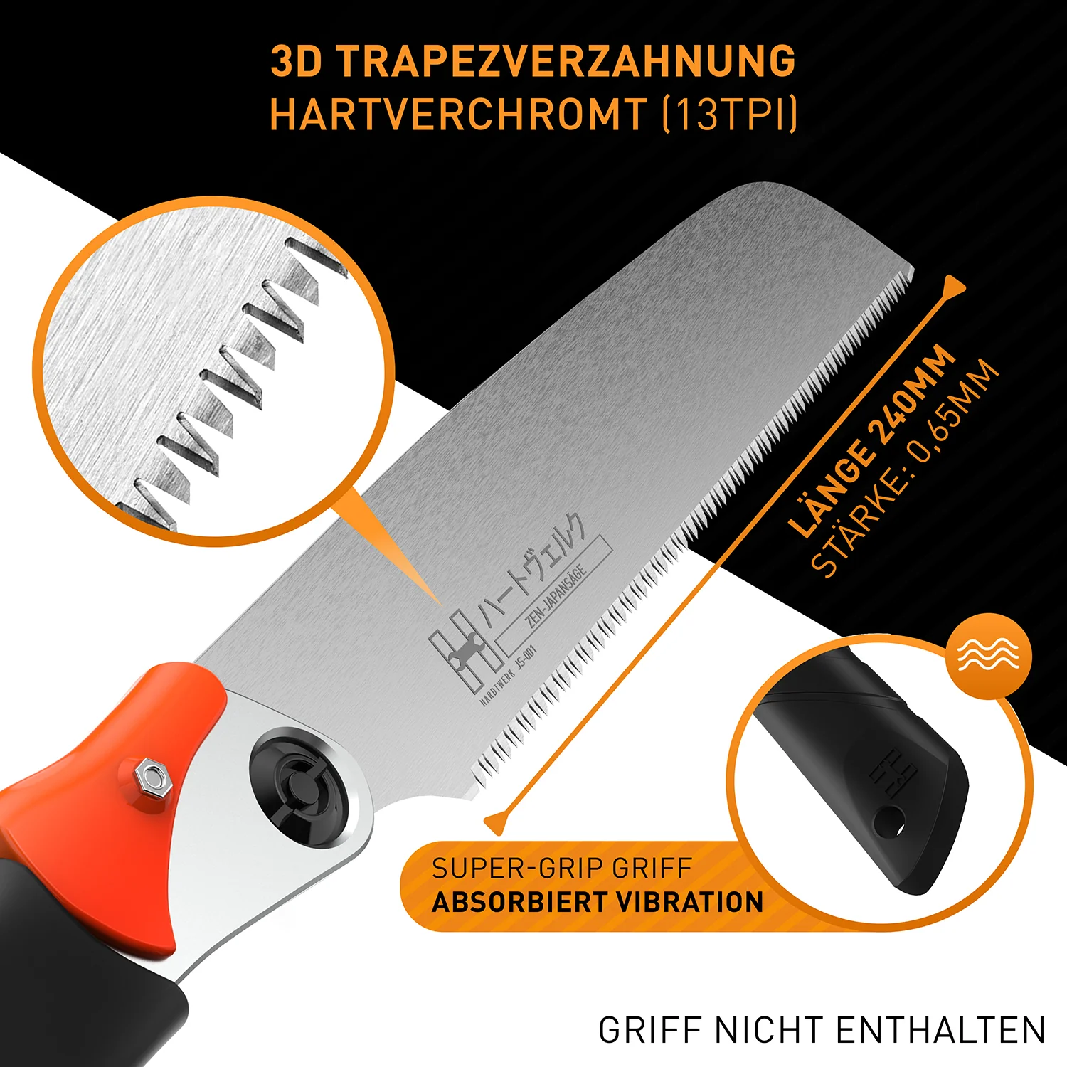 Ersatzsägeblatt für Japansäge Zen - 240 mm - Image 3