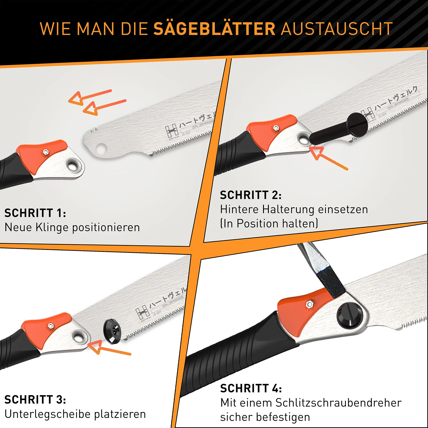 Ersatzsägeblatt für Japansäge Zen - 240 mm - Image 4