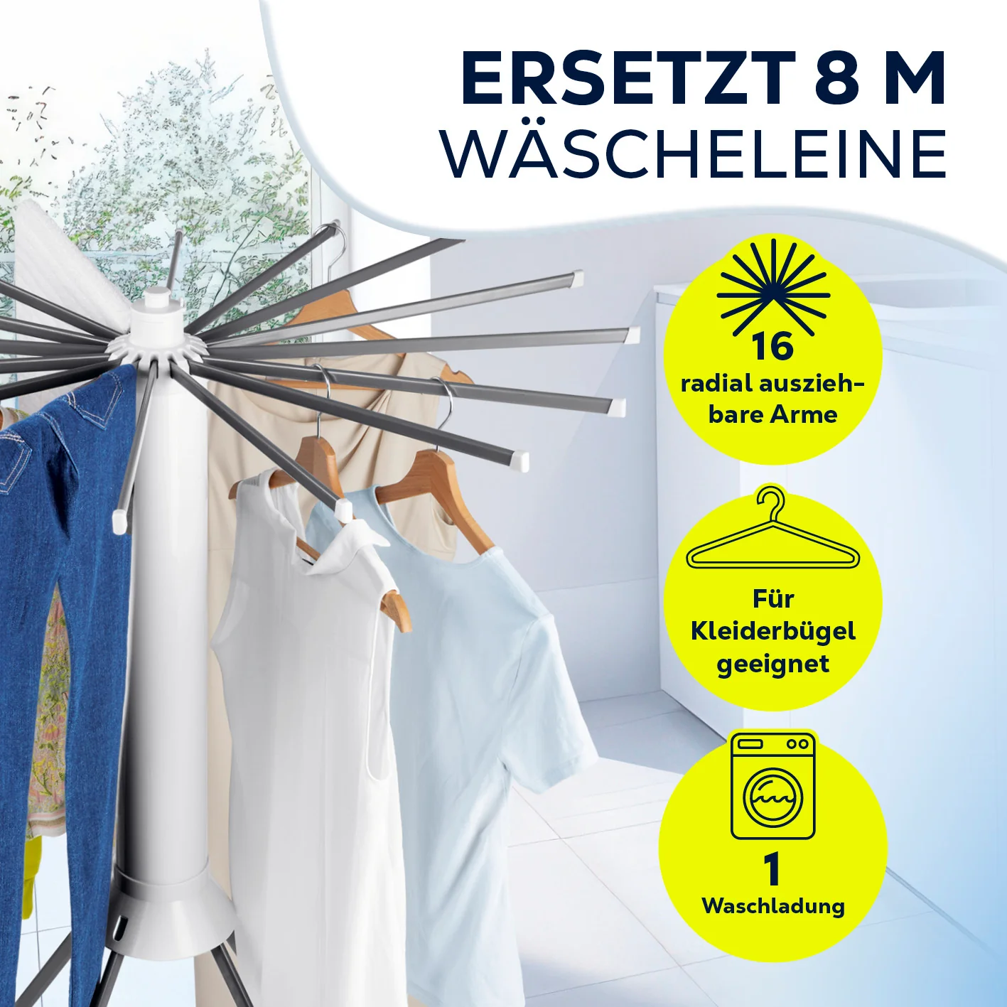 Fächer-Wäscheständer 800 - Image 5
