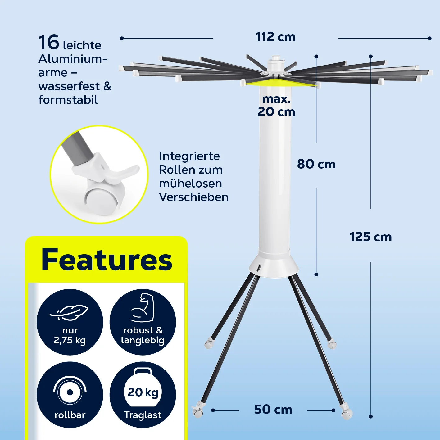 Fächer-Wäscheständer 800 - Image 6