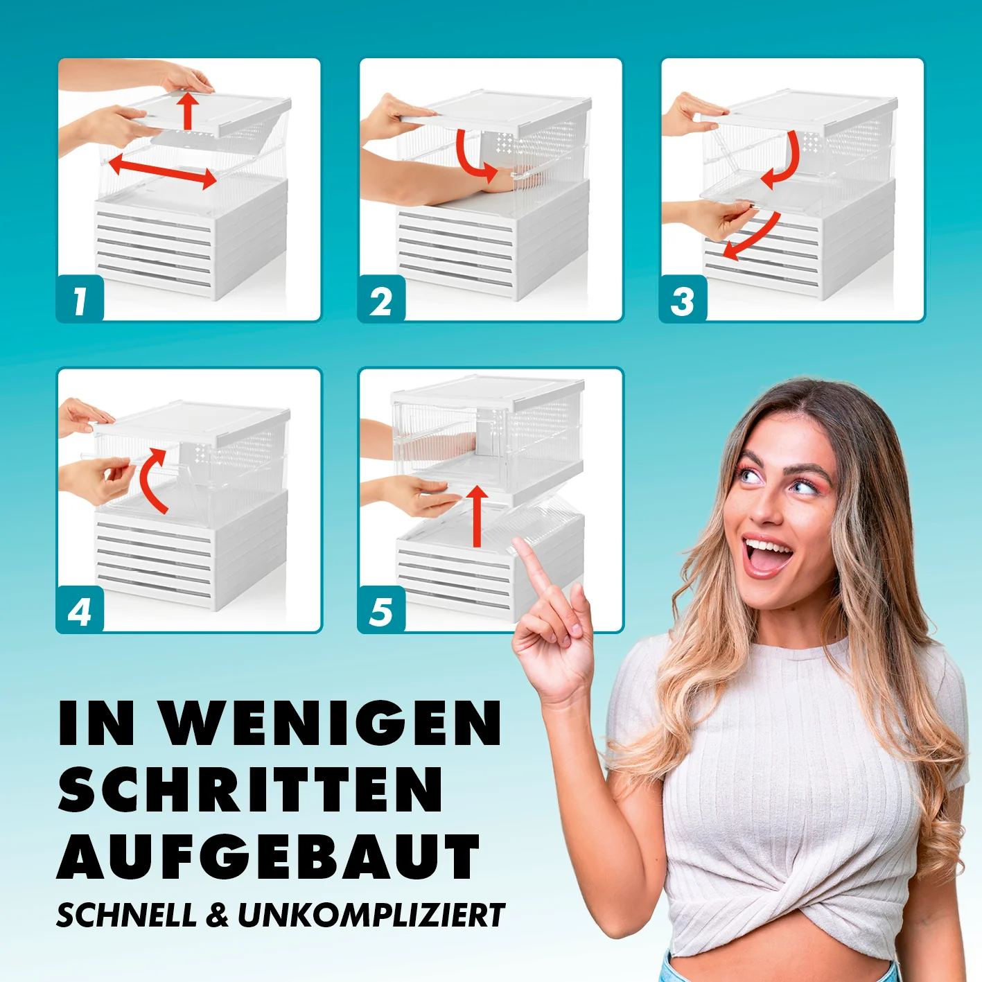 Faltbares Schuhregal - Image 8