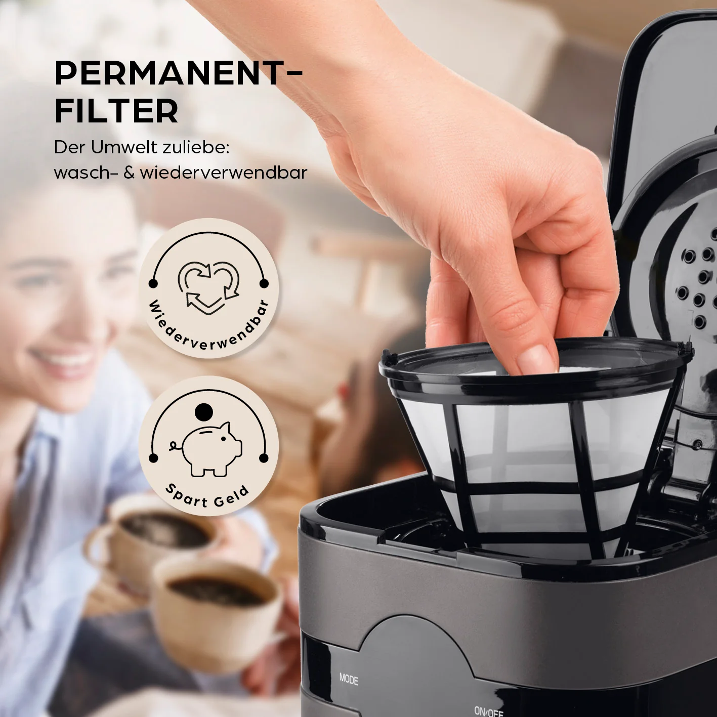 Filterkaffeemaschine Touch Iso - Grau - Image 6