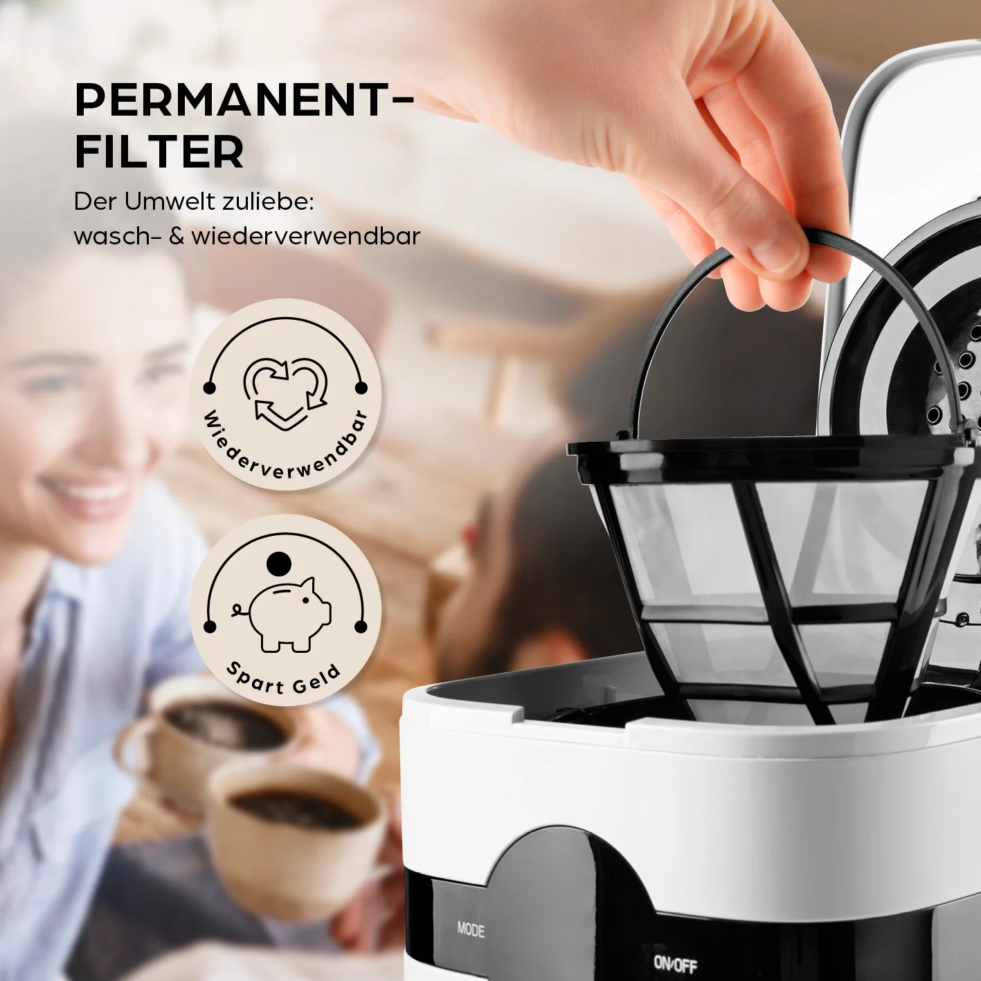 Filterkaffeemaschine Touch Iso - weiß - Image 6