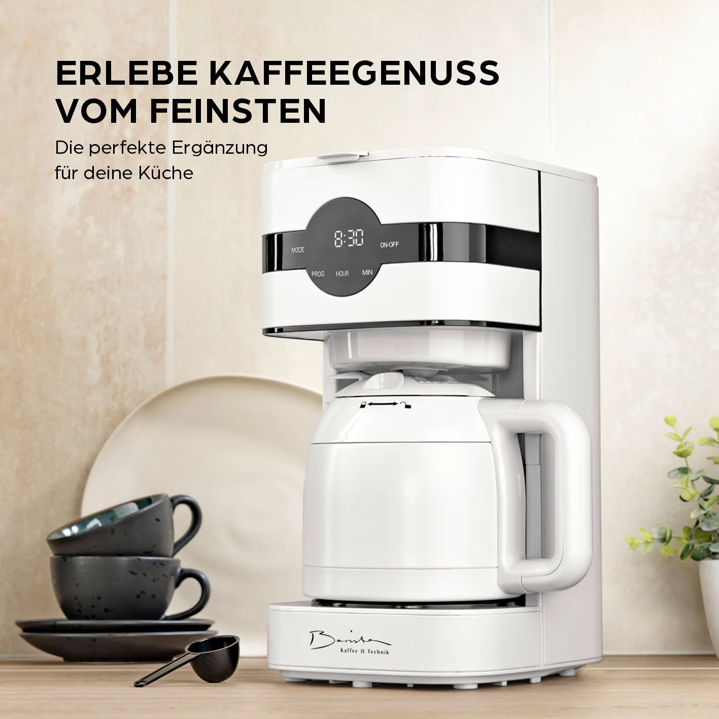 Filterkaffeemaschine Touch Iso - weiß - Image 8