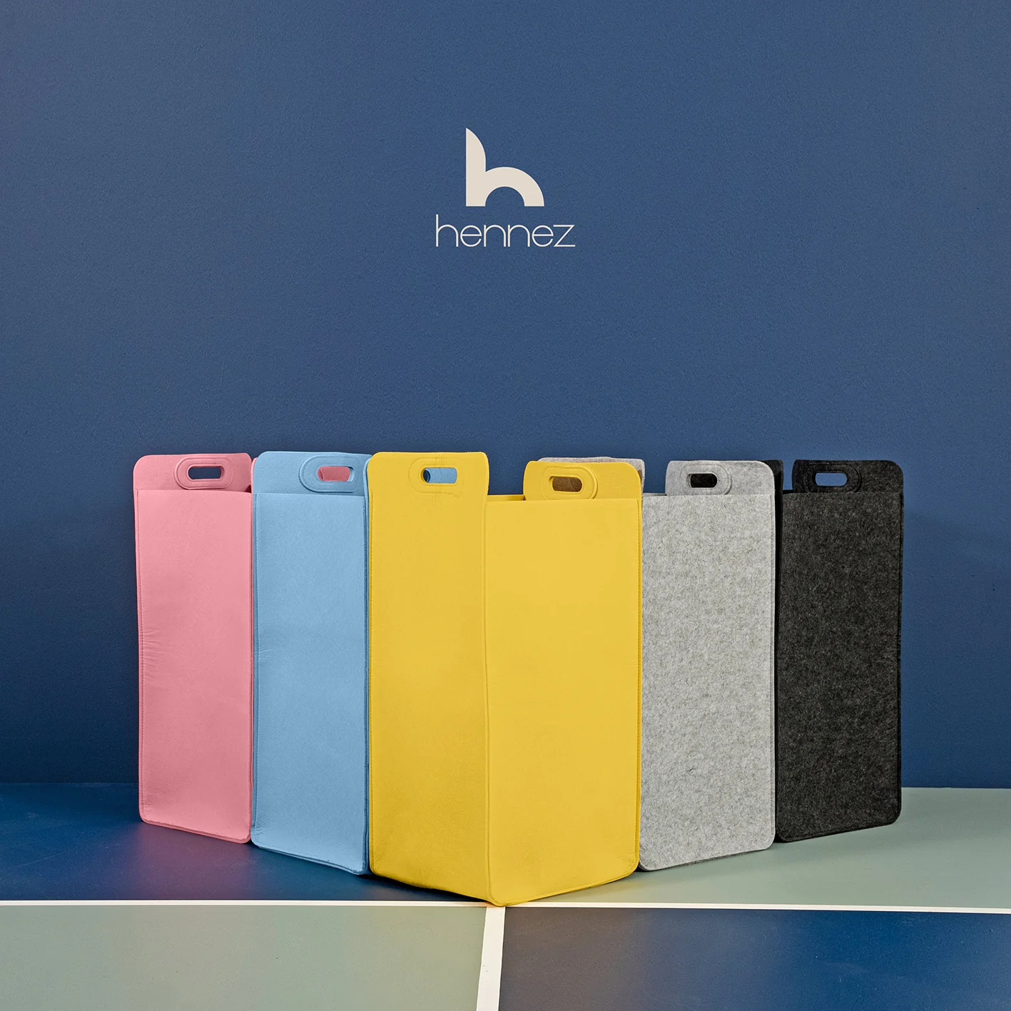 Filz-Aufbewahrungskorb "Katy" 75 l - Blau - Image 8