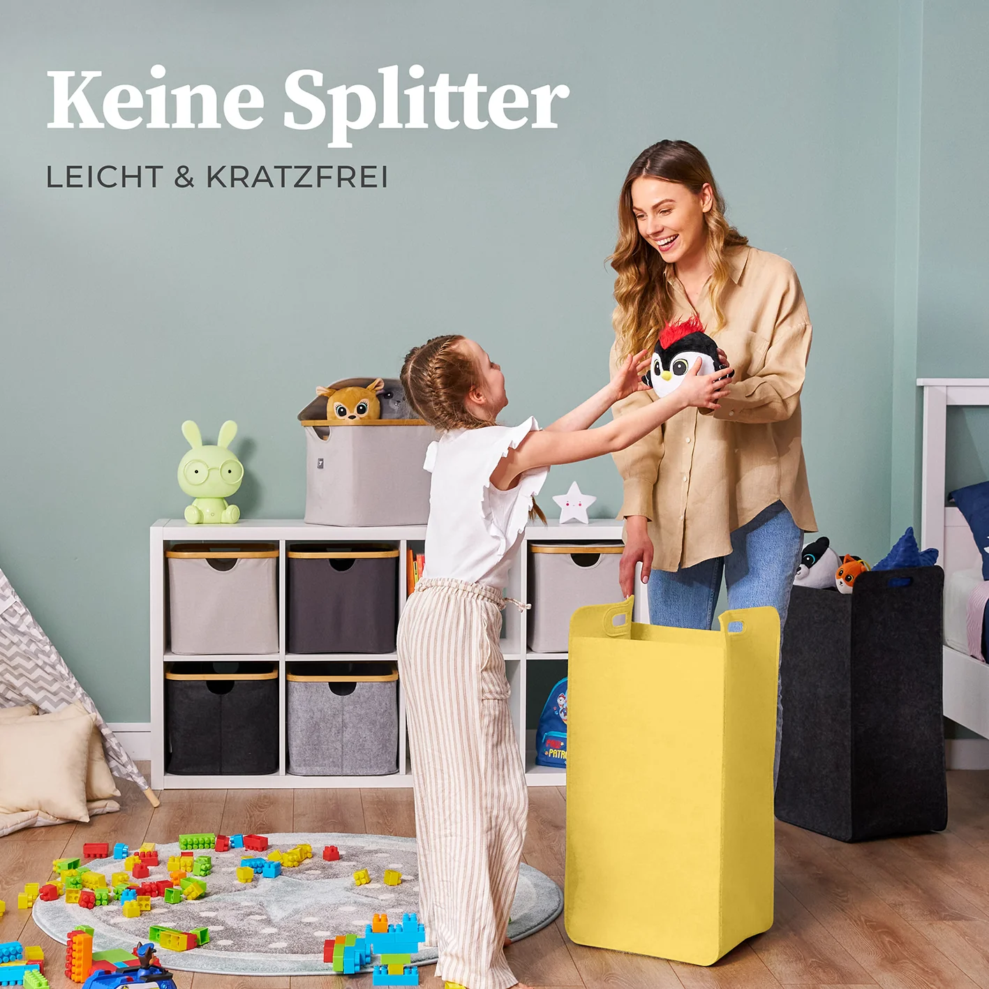 Filz-Aufbewahrungskorb "Katy" 75 l - Gelb - Image 6