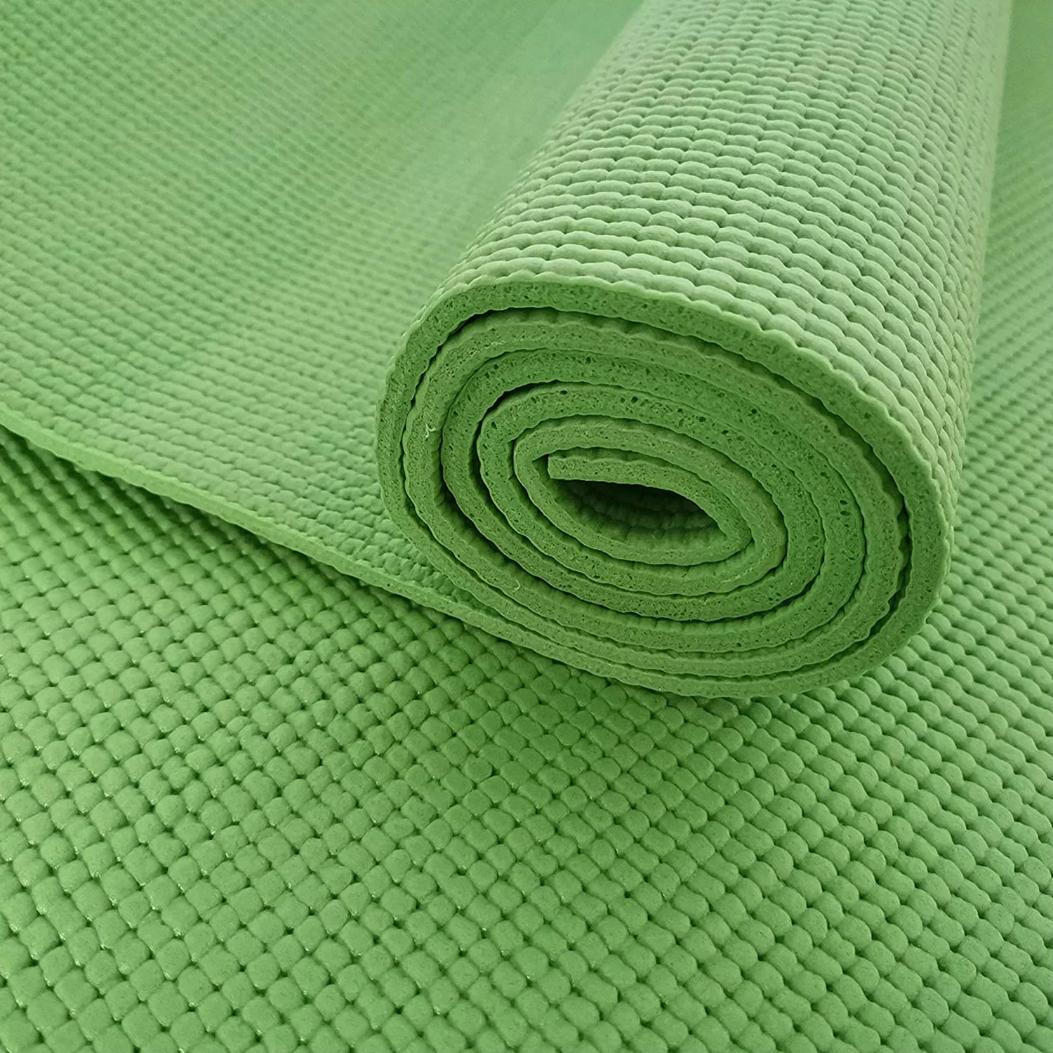 Fitnessmatte Yogamatte "Annapurna Comfort" - 183 x 61 - Pilates Workout Matte - Grün - Image 4