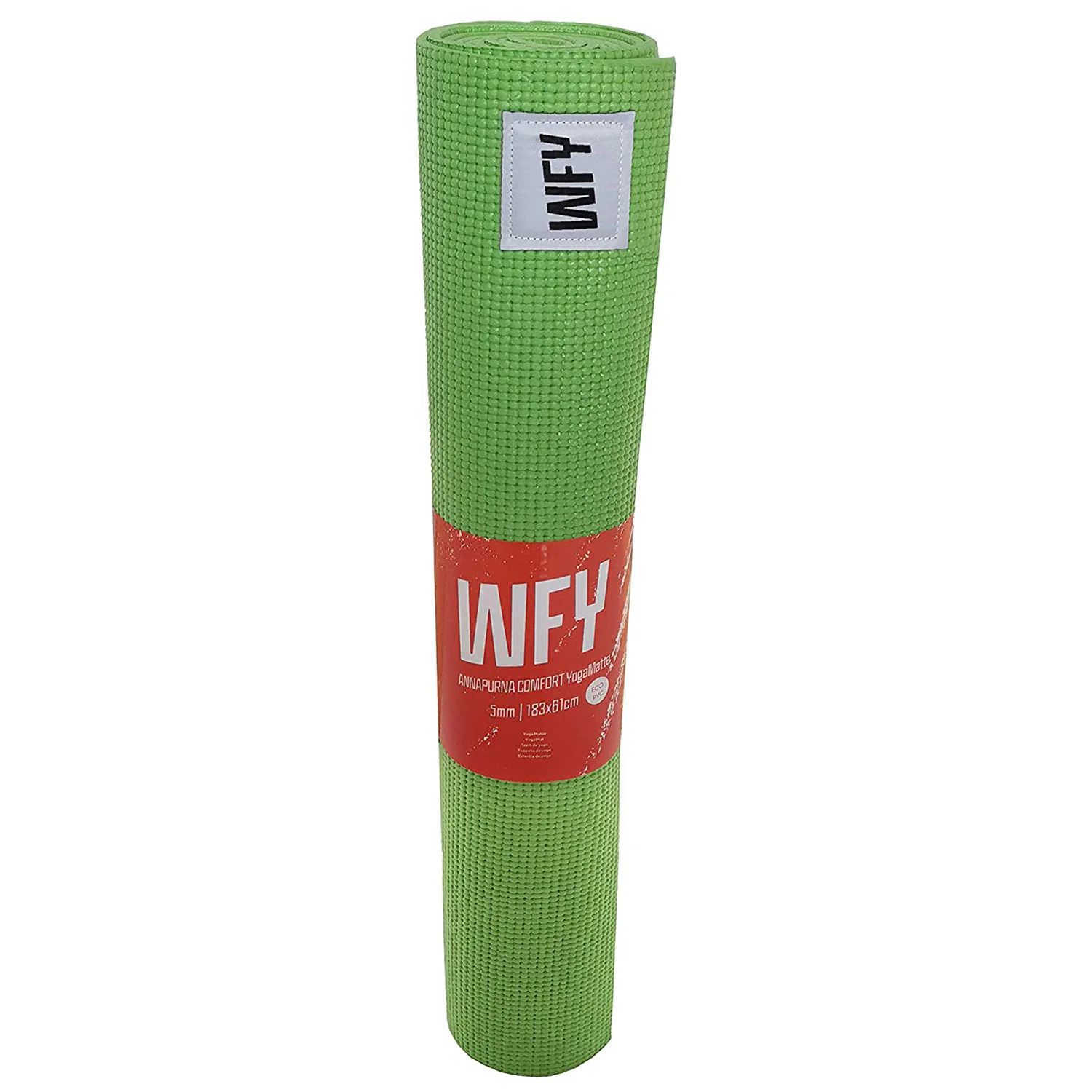 Fitnessmatte Yogamatte "Annapurna Comfort" - 183 x 61 - Pilates Workout Matte - Grün - Image 6