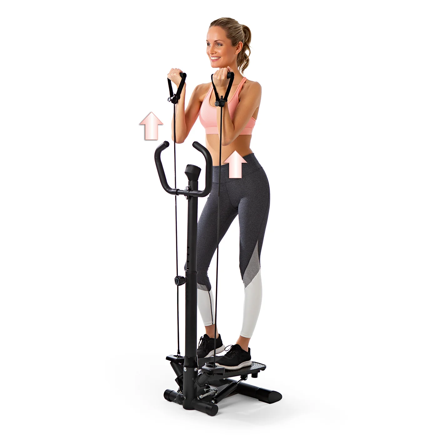 Fitnesstrainer Swing Stepper mit 2 Expanderbändern - Image 5