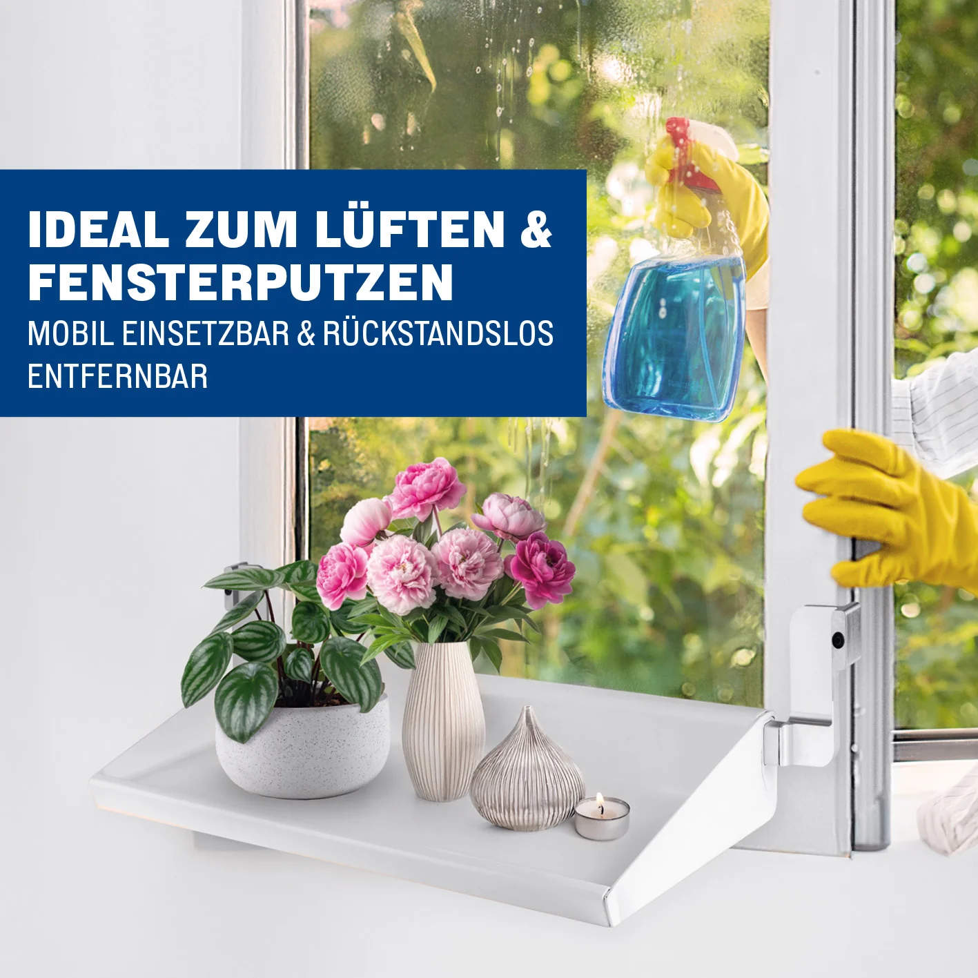 Flexible Fensterbank zum Lüften ohne Abräumen - Image 5