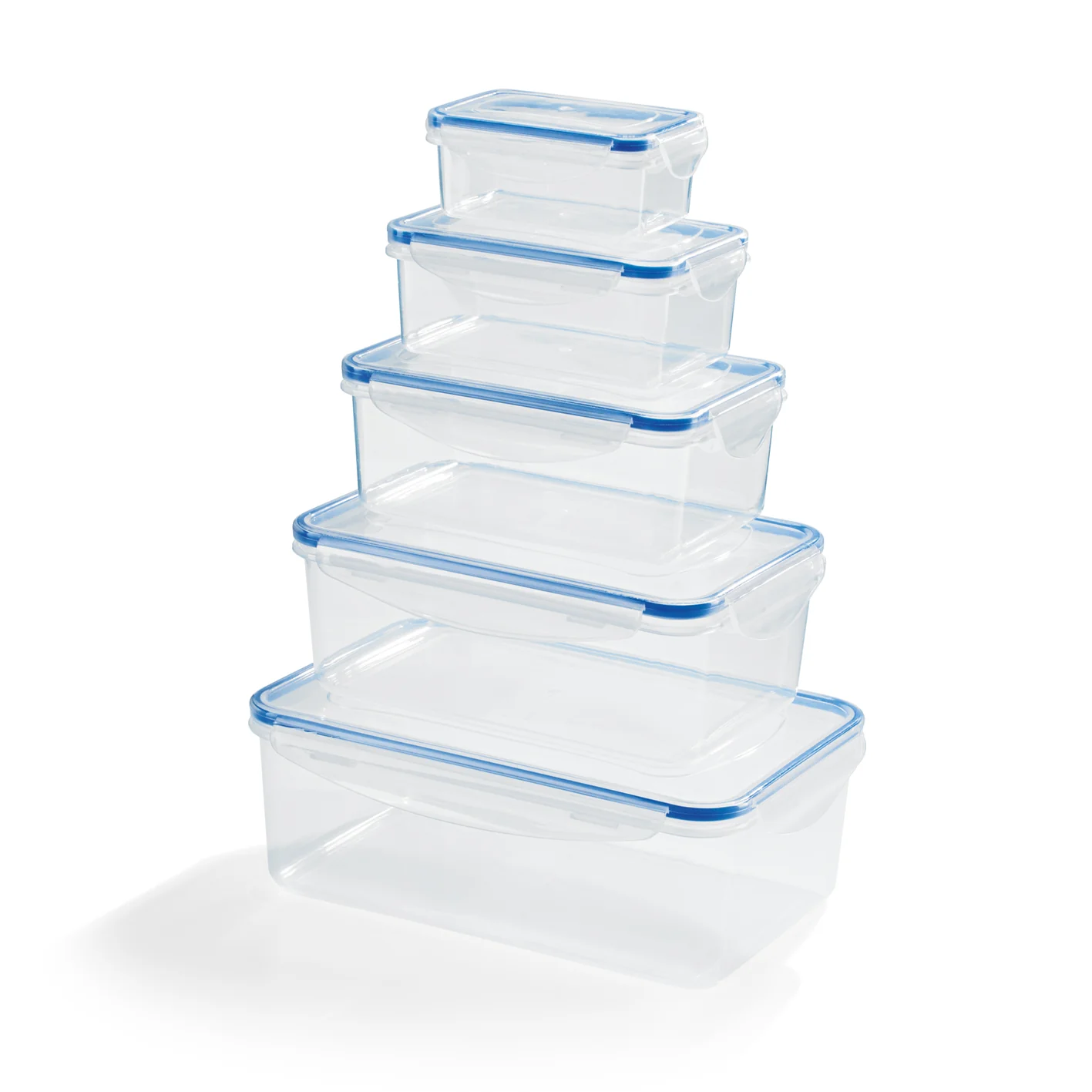 Frischhaltedosen Klick-it 10-tlg. - transparent/blau - Image 2