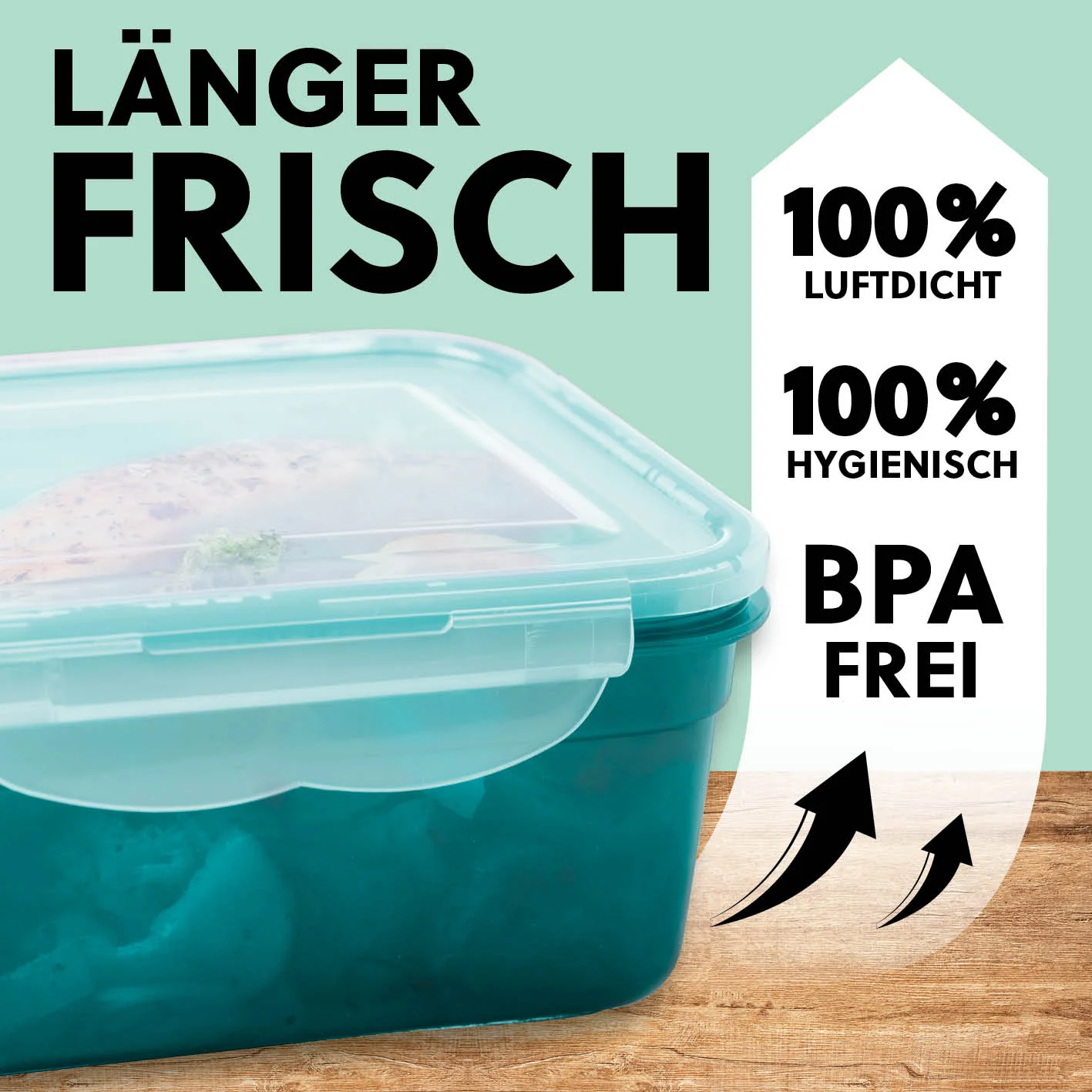 Frischhaltedosen Klick-it, 14-tlg., Smaragd - Image 3