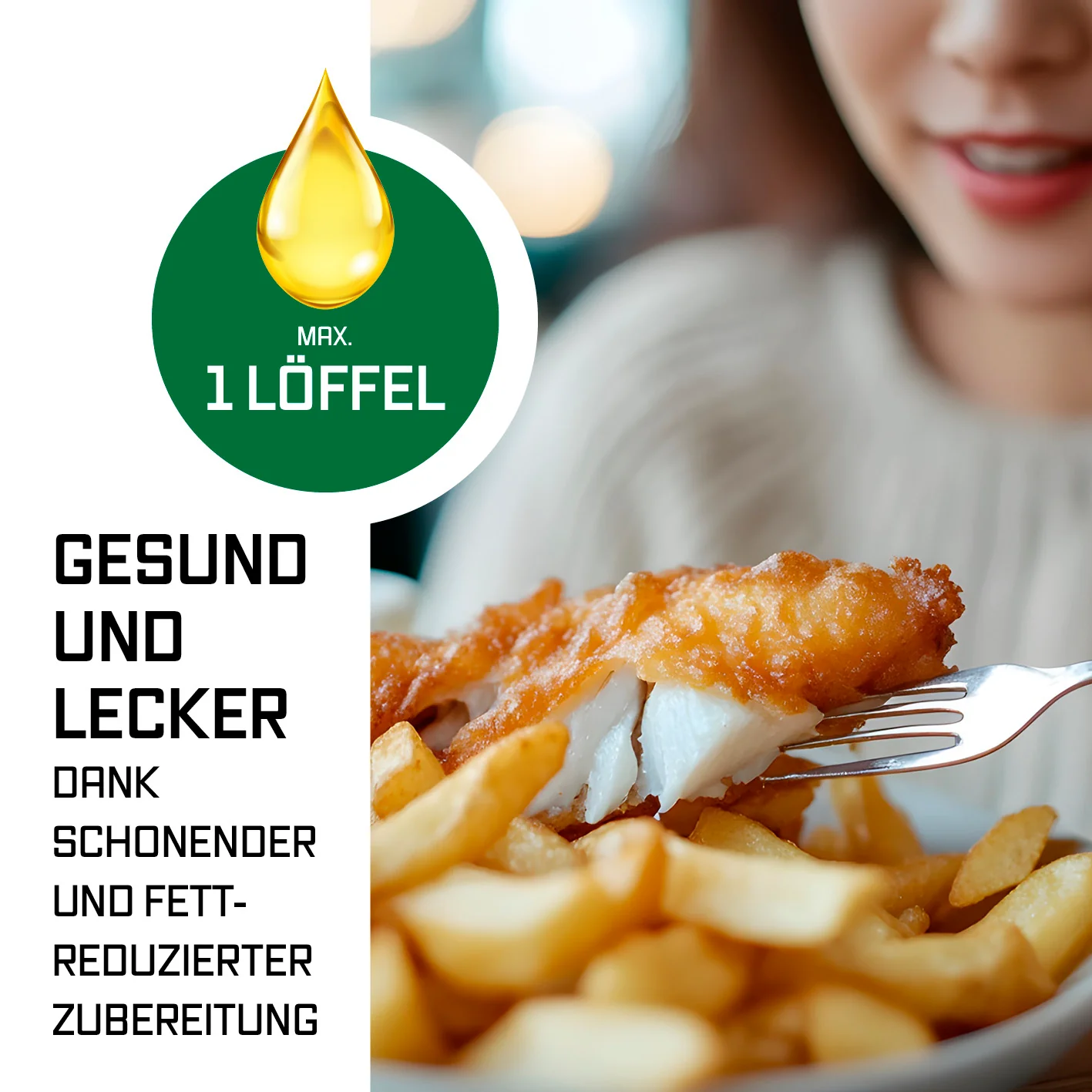 FryUp Vertikale Doppelkammer-Heißluftfritteuse - Weiß - Image 8