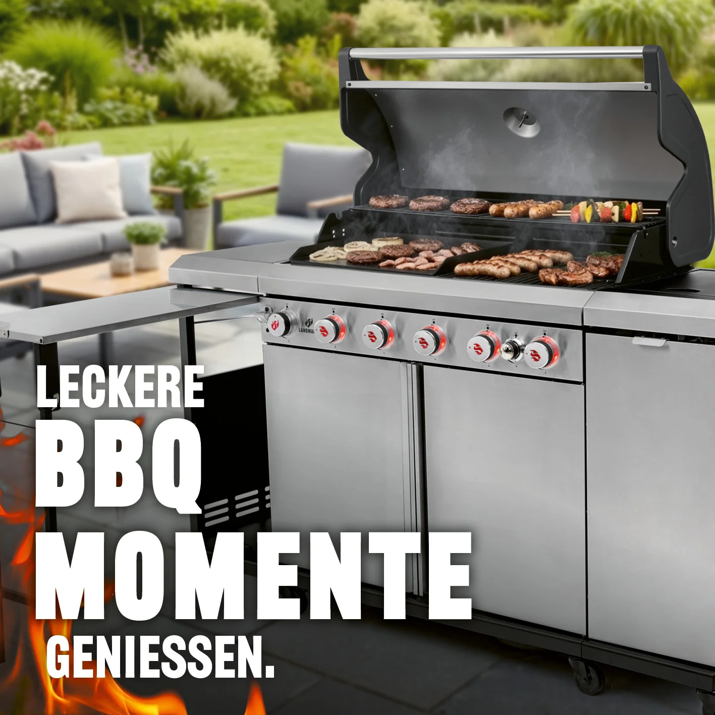 Gasgrill 6.1 Grillwagen mit 6 Brennern - Image 7
