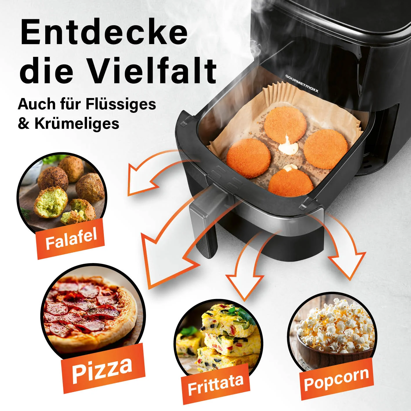 Backpapierschalen für Heißluftfritteusen (5–6 l) - 100 Stück - Image 5