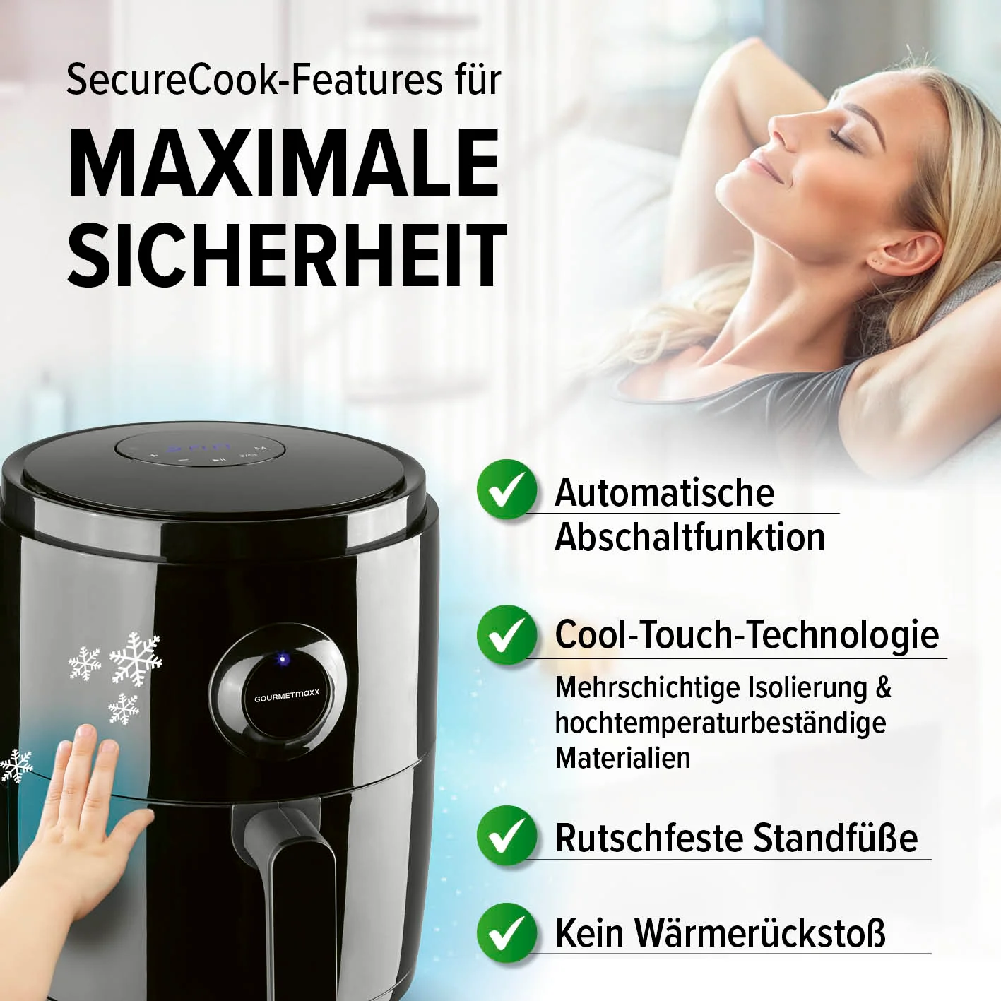 Heißluftfritteuse - 3 l - Image 7