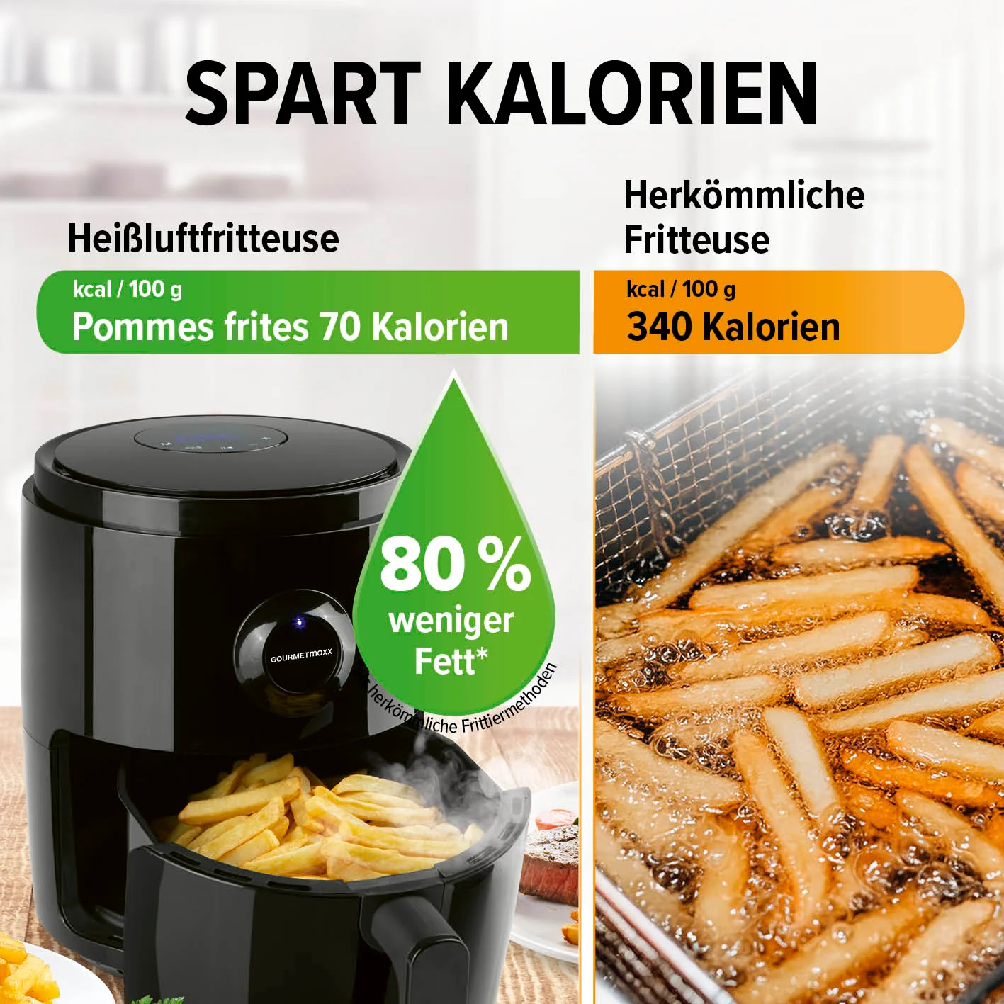Heißluftfritteuse - 3 l - Image 9