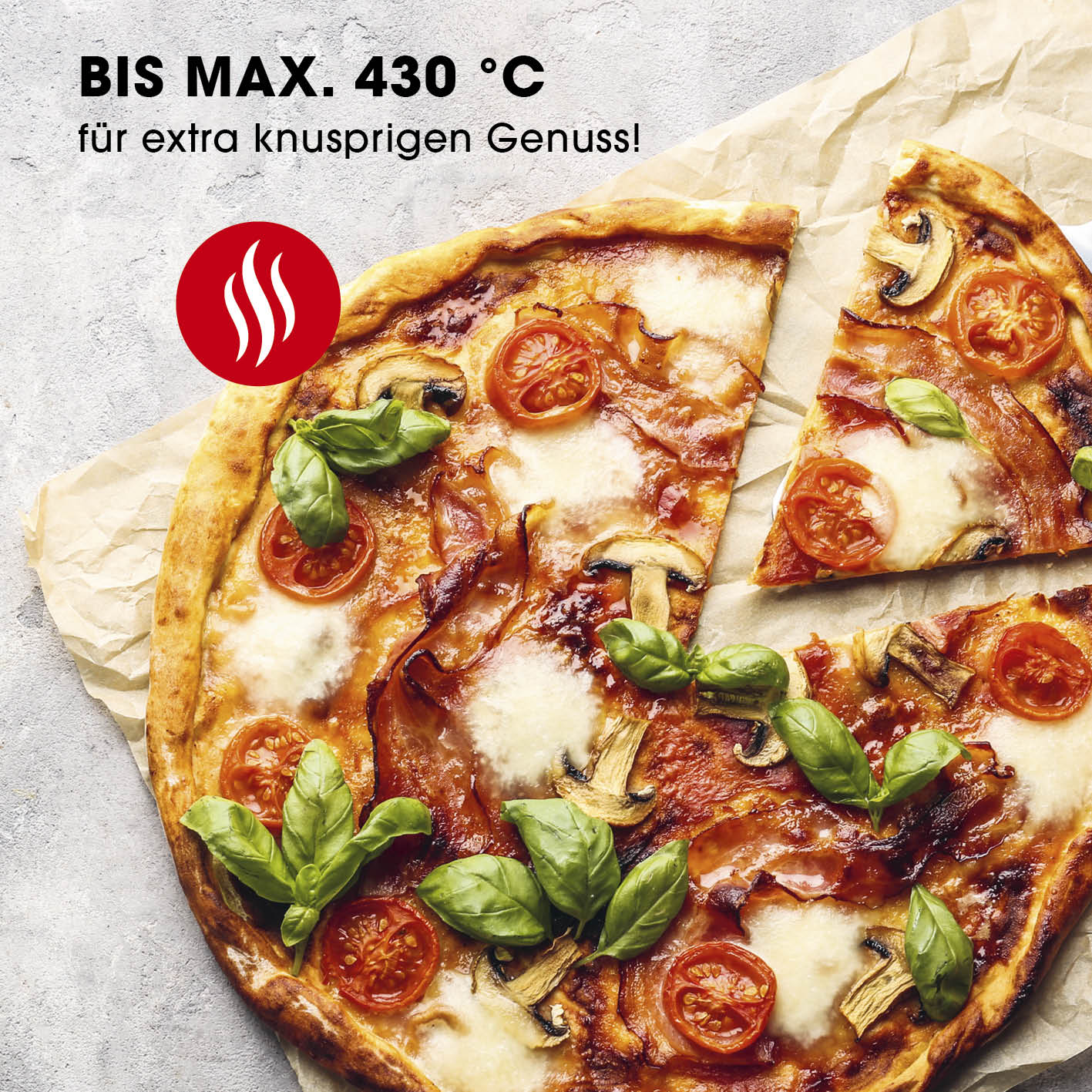 Elektro-Pizzaofen mit Pizzaheber - Image 6
