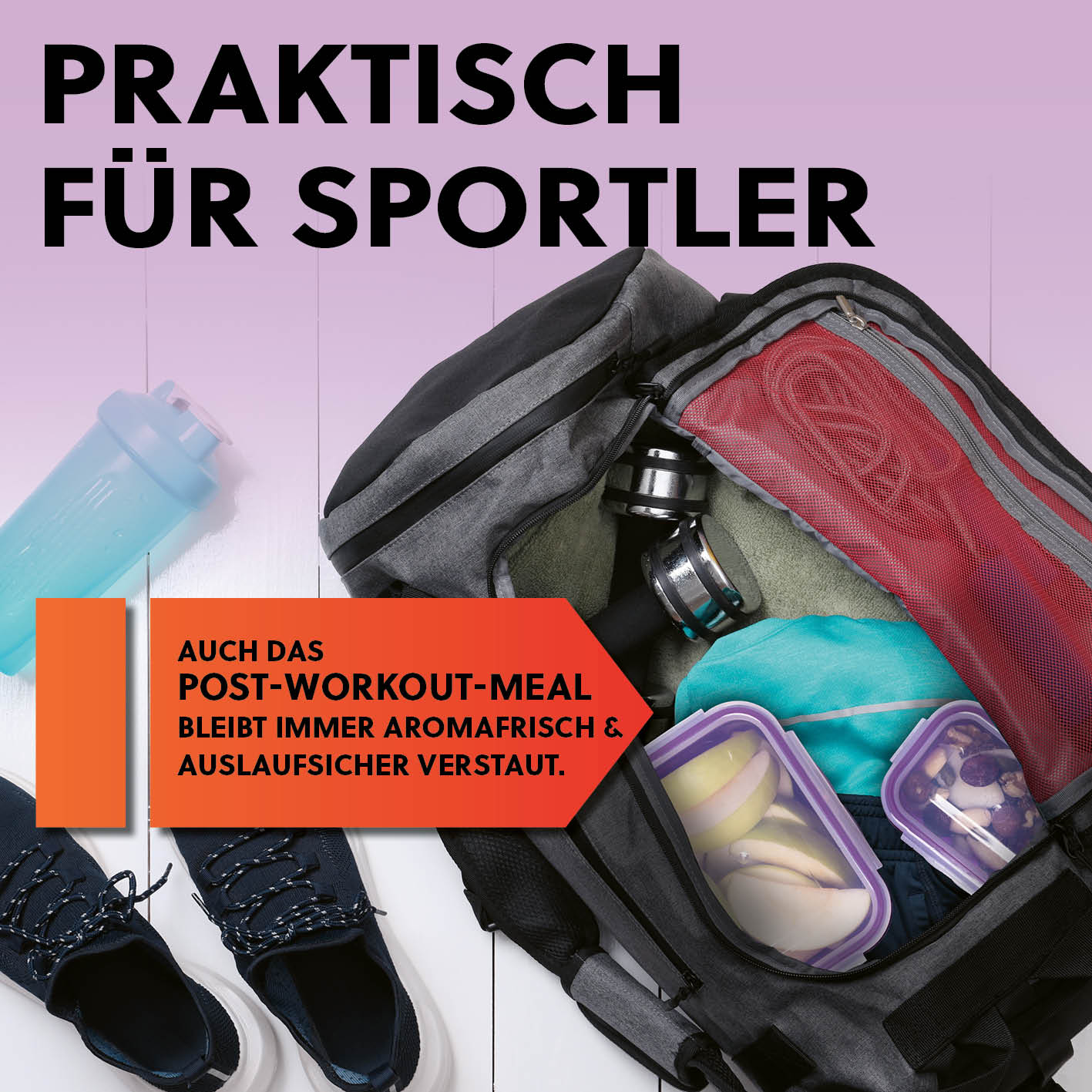 Frischhaltedosen Klick-it, 14-tlg., Lila - Image 9