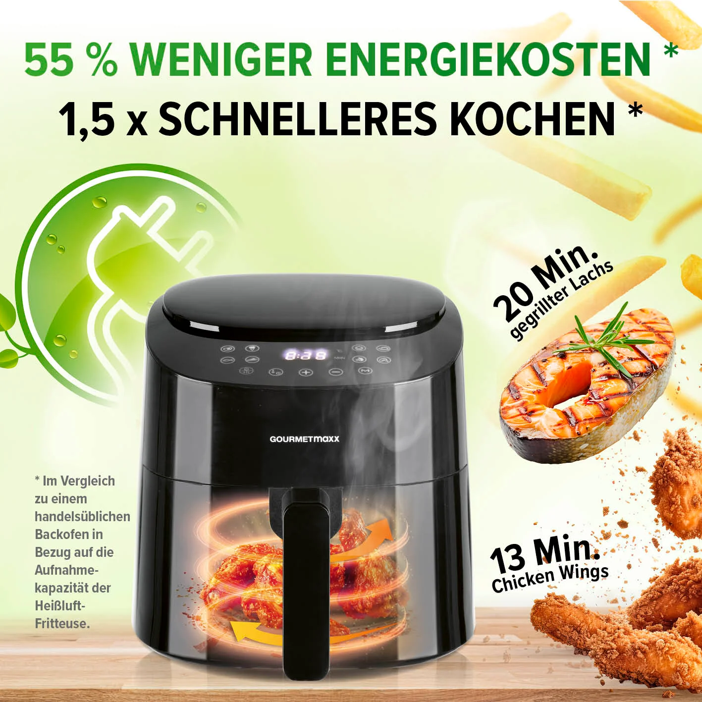 Heißluftfritteuse - 4,5 l - Image 5