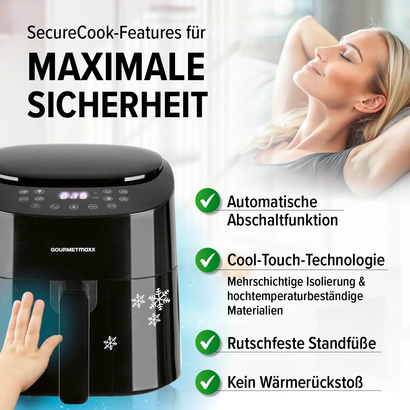 Heißluftfritteuse - 4,5 l - Image 7