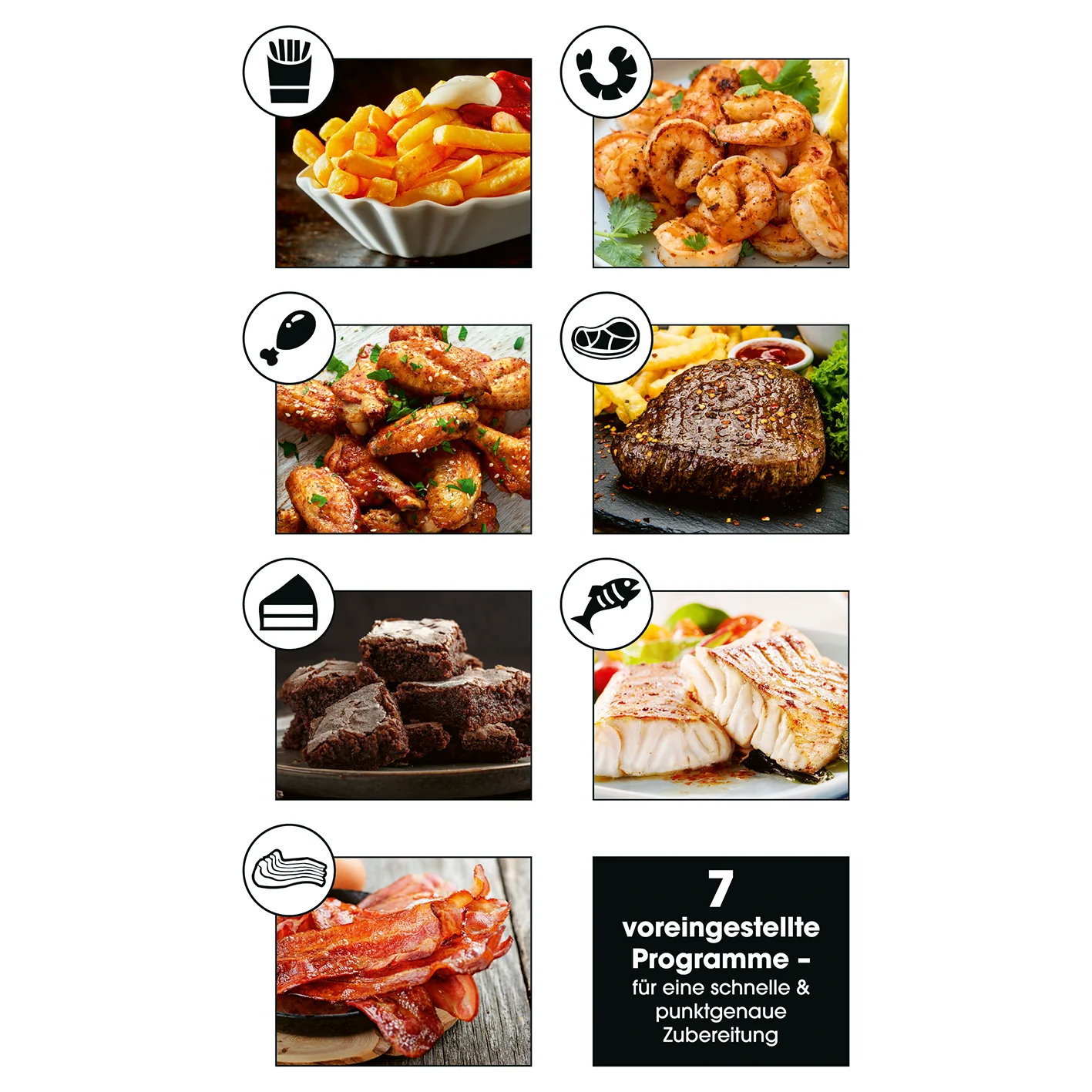 GOURMETmaxx Heißluft-Fritteuse Digital 4l 1400W schwarz - Image 3